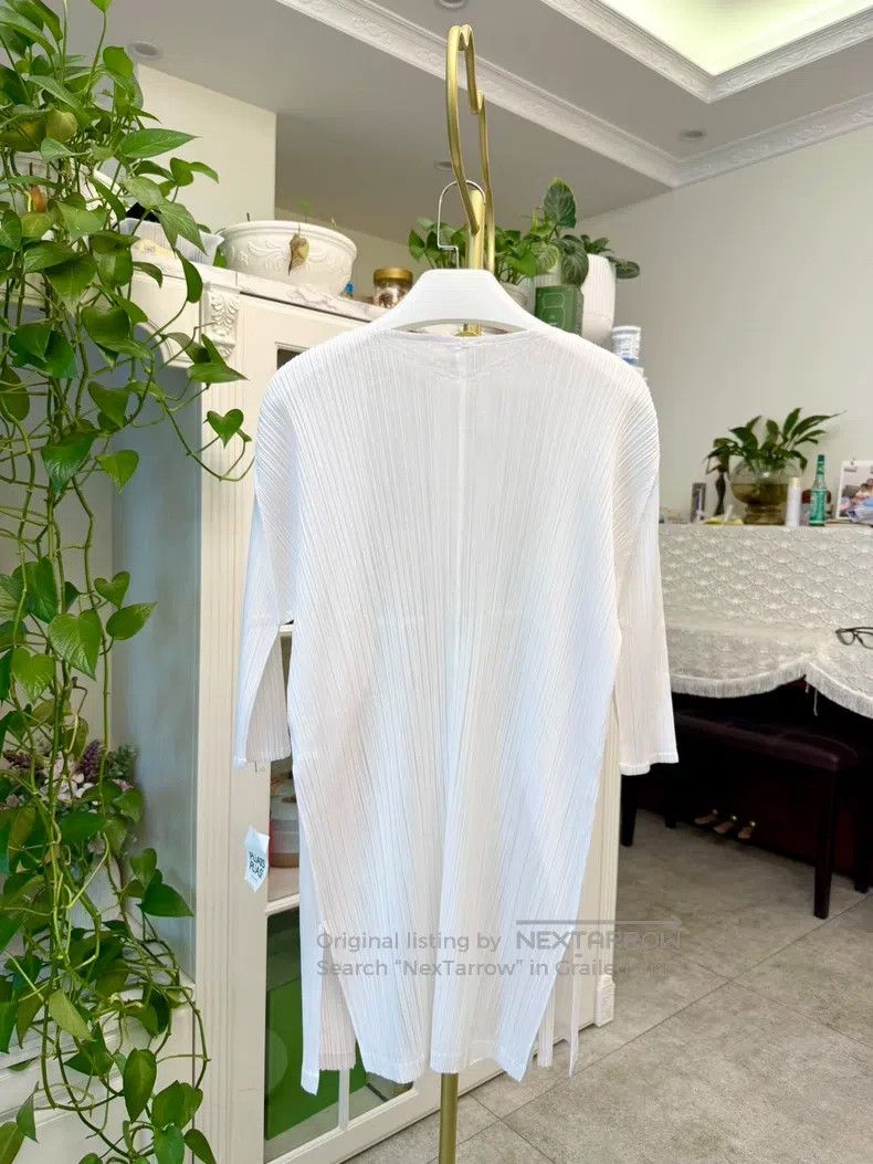 Issey Miyake Issey Miyake Pure White Cardigan Coat Size M / US 6-8 / IT 42-44 - 7 Thumbnail