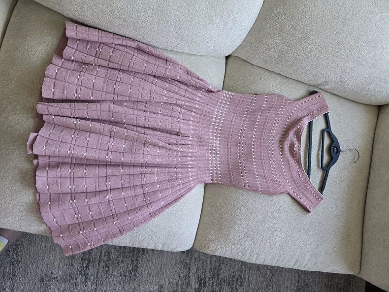 Alexander McQueen Alexander McQUEEN Slimming Heavy Industry Dress Knitted Ski Size L / US 10 / IT 46 - 4 Thumbnail