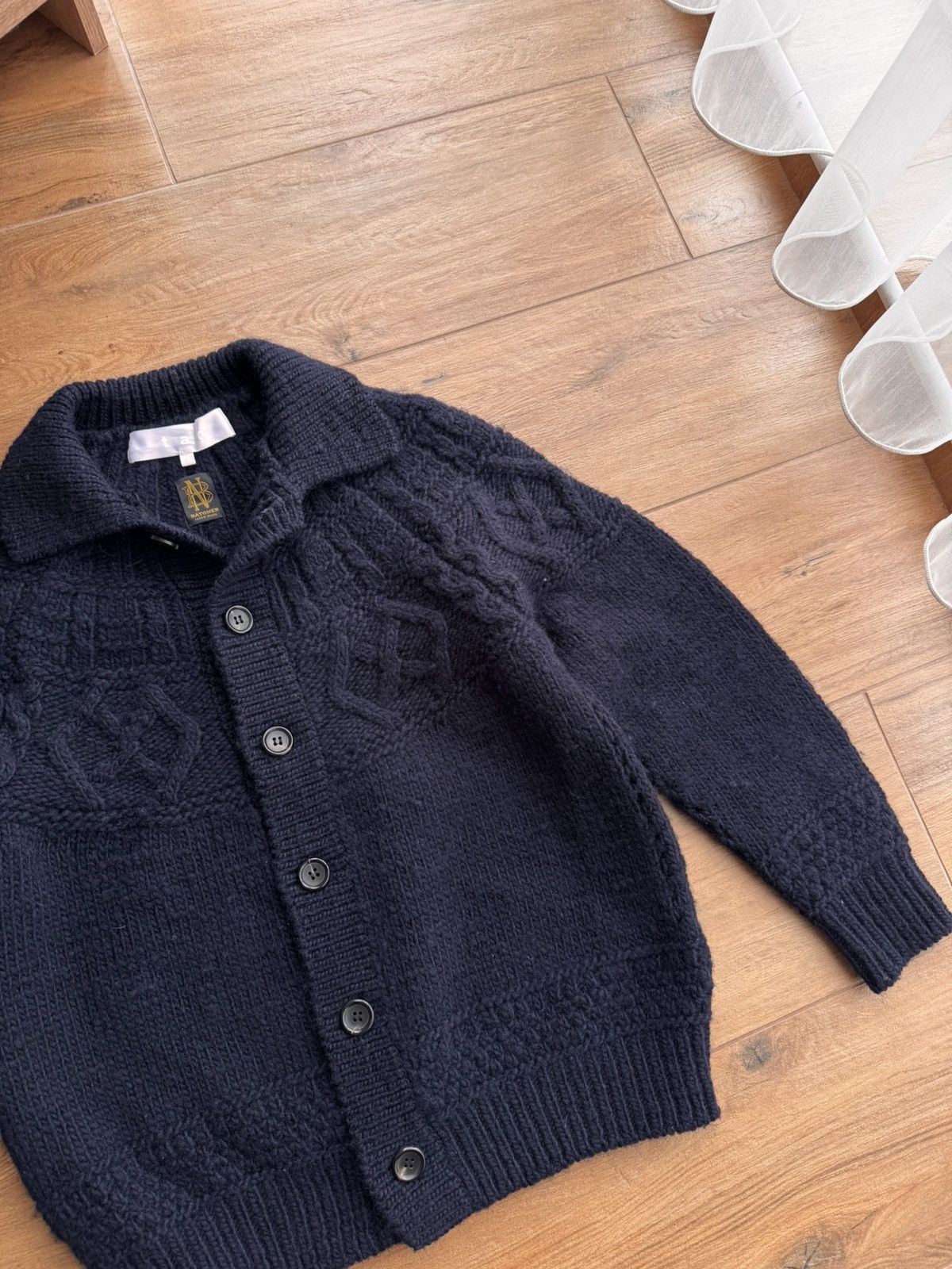 Comme des Garcons Tao Kurihara Comme Des Garcons x Batoner Wool Knit Cardigan Size US M / EU 48-50 / 2 - 12 Thumbnail