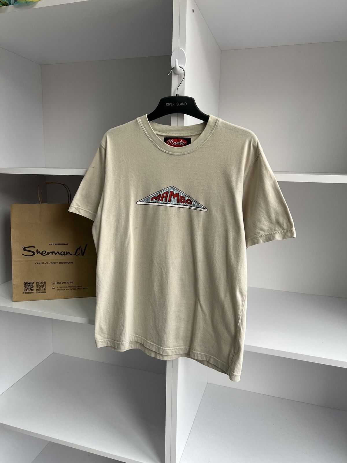 Mambo × Vintage Vintage Mambo Big Print Logo Streetwear Tee Size US M / EU 48-50 / 2 - 5 Thumbnail