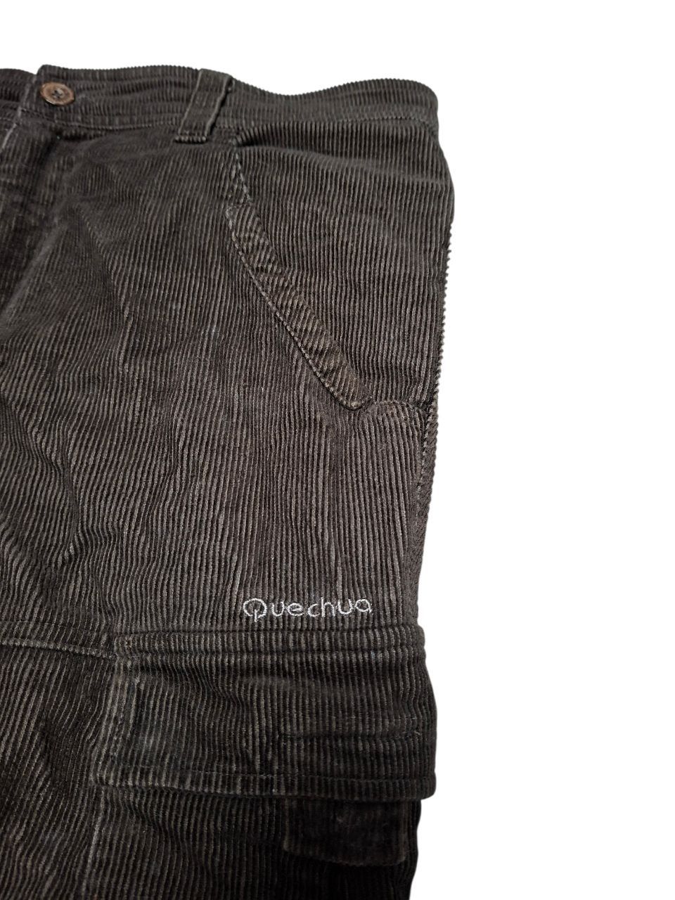 Other QUECHUA VINTAGE CORDUROY SK8 CARGO PANTS Size US 33 - 2 Thumbnail