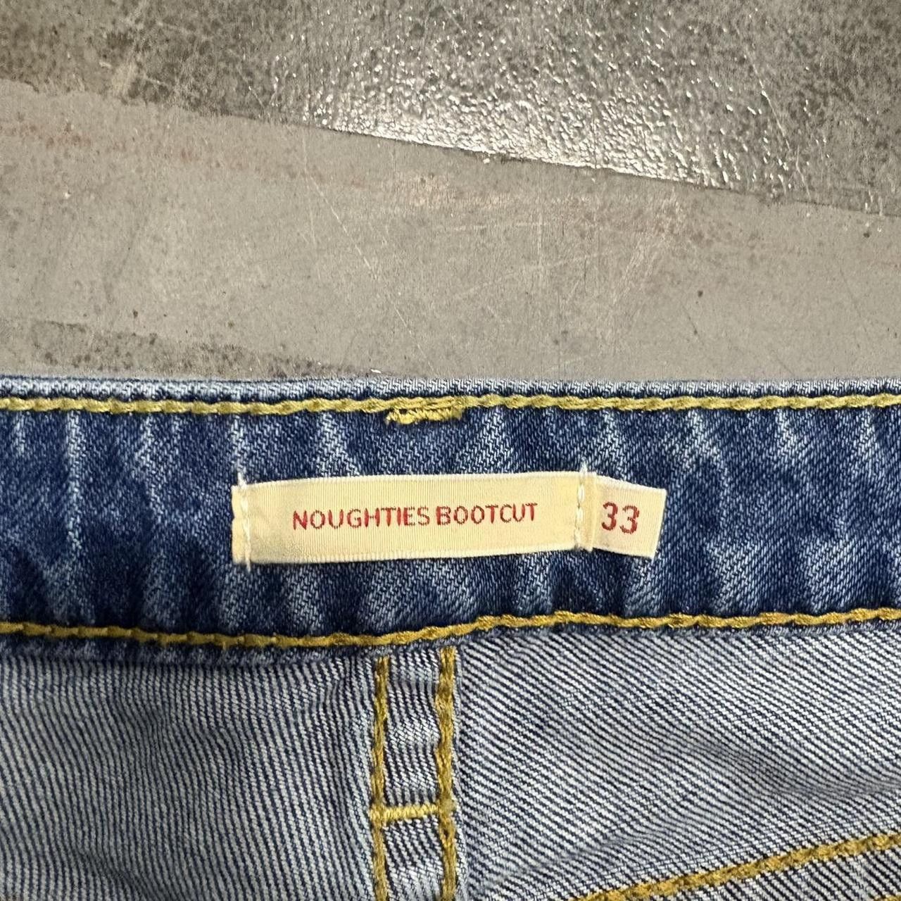 Vintage Crazy Vintage Y2K/2000s Flared Wideleg Bootcut Medium Blue Wash Denim Jeans! Size US 36 / EU 52 - 8 Thumbnail