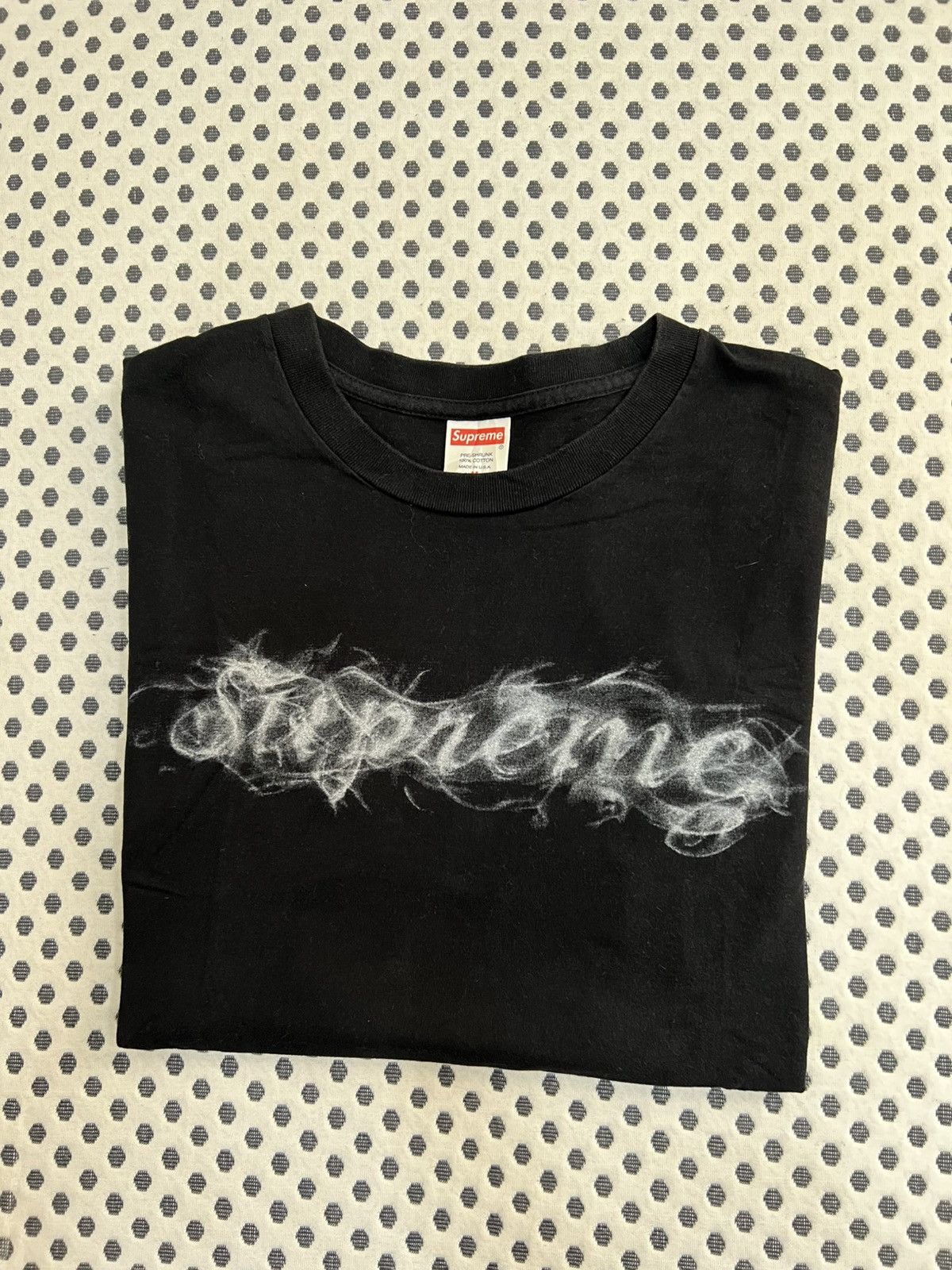 Supreme Supreme Smoke Logo T-shirt. Size US M / EU 48-50 / 2 - 6 Thumbnail