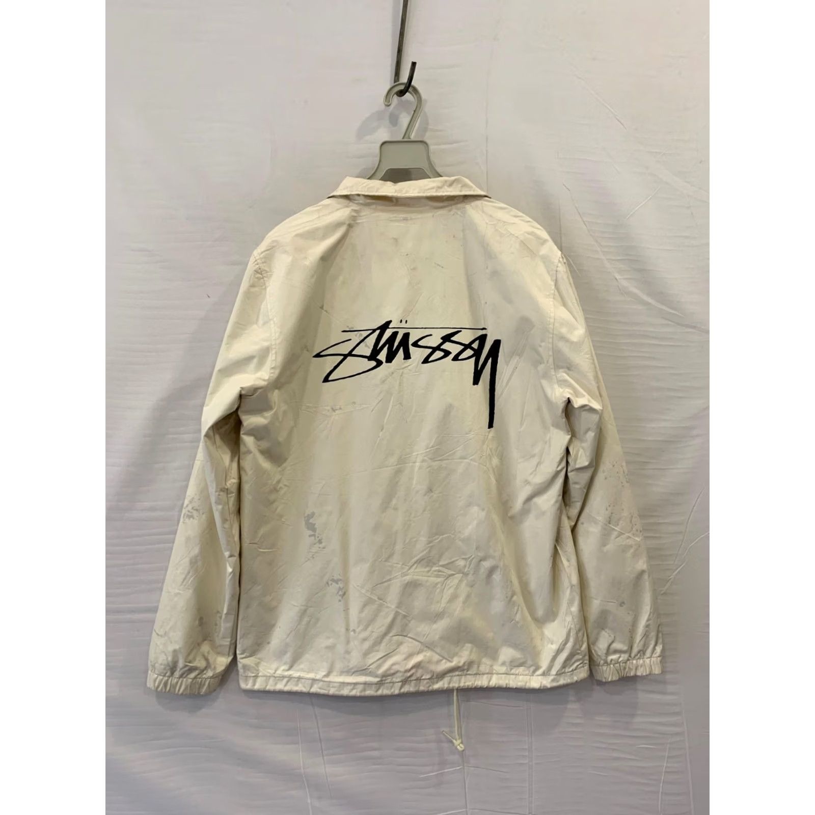 Coach VINTAGE Stussy Coach Jacket Small Beige Logo Back Windbreaker Shirt Unisex Adults S Beige Streetwear 90s Men Women Size US S / EU 44-46 / 1 - 2 Thumbnail