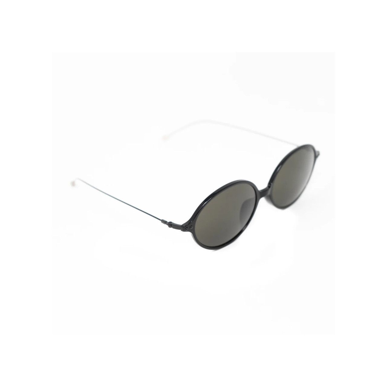 Ann Demeulemeester Ann Demeulemeester Sunglasses Oval Silver Black and Grey Size ONE SIZE - 1 Thumbnail