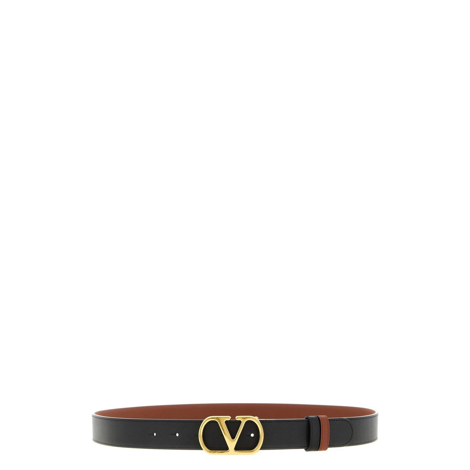 VALENTINO GARAVANI Vlogo Black Reversible Belt New & Authent