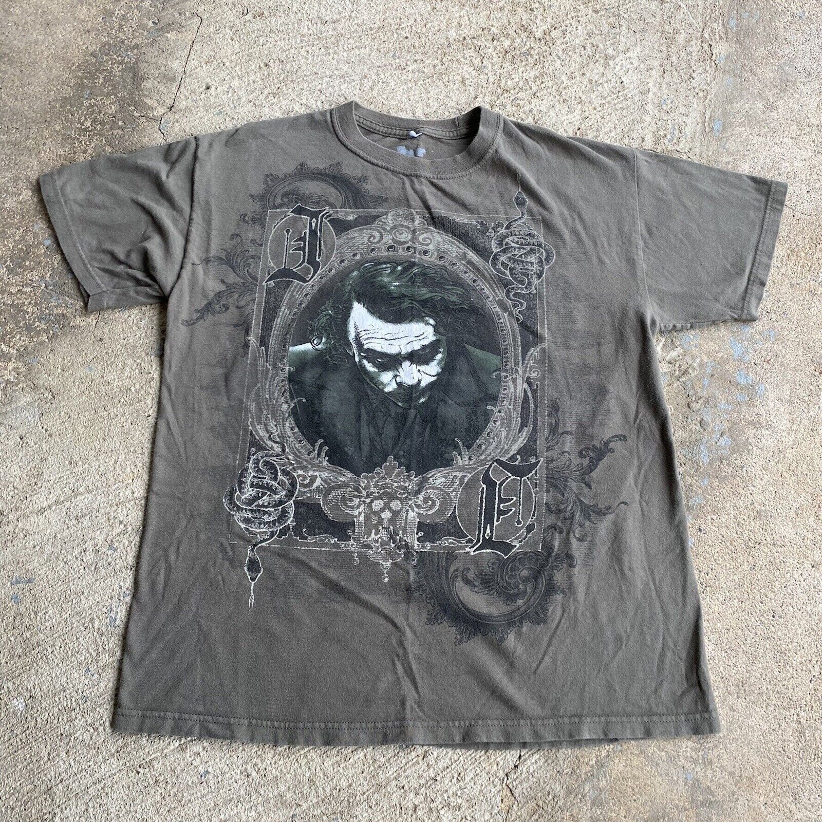 DC Comics Heath Ledger Joker T-Shirt Vintage The Dark Knight Batman Size US M / EU 48-50 / 2 - 2 Thumbnail
