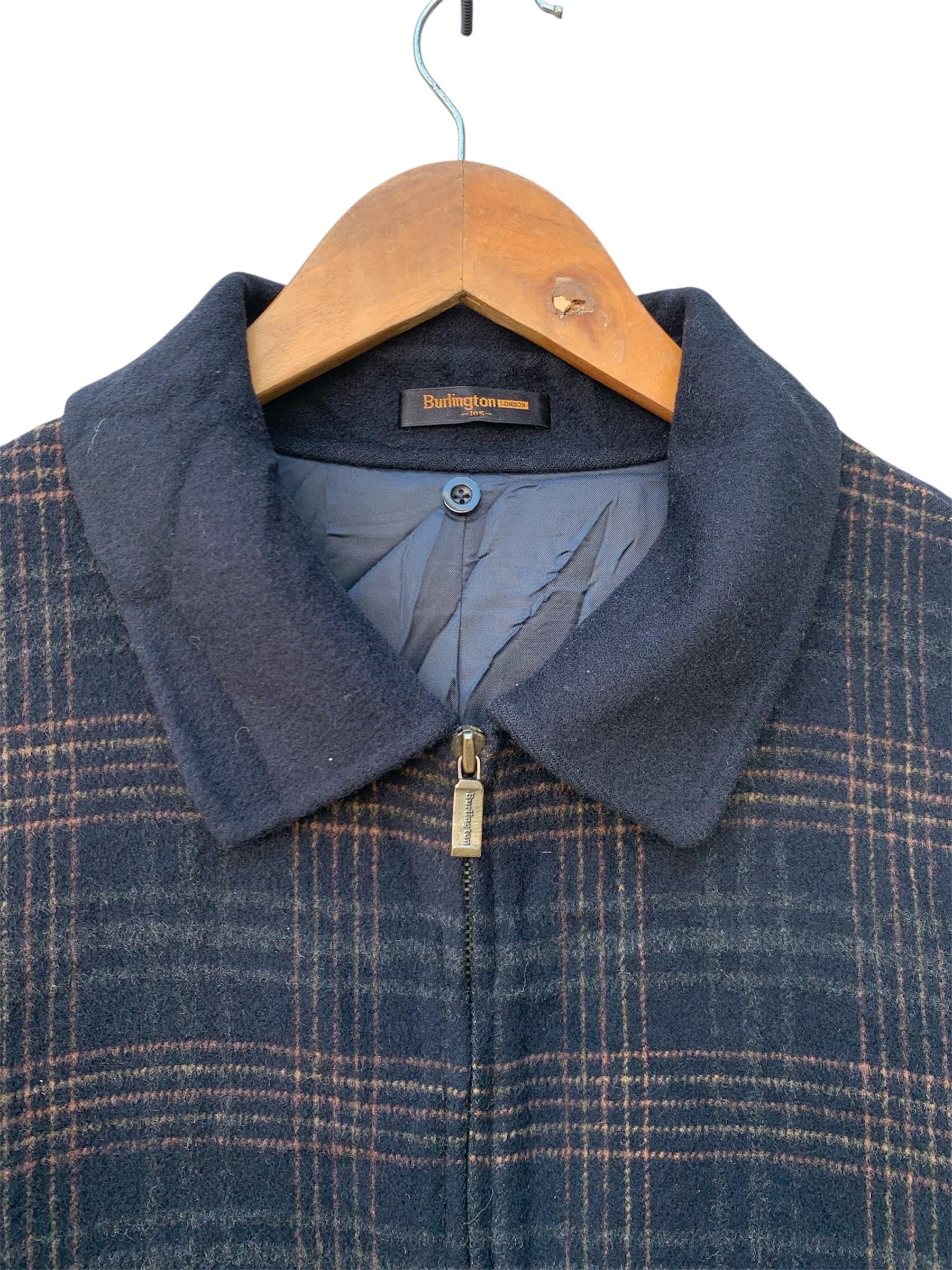 Burlington Vintage Burlington Wool Zipper Jacket Size US M / EU 48-50 / 2 - 6 Thumbnail