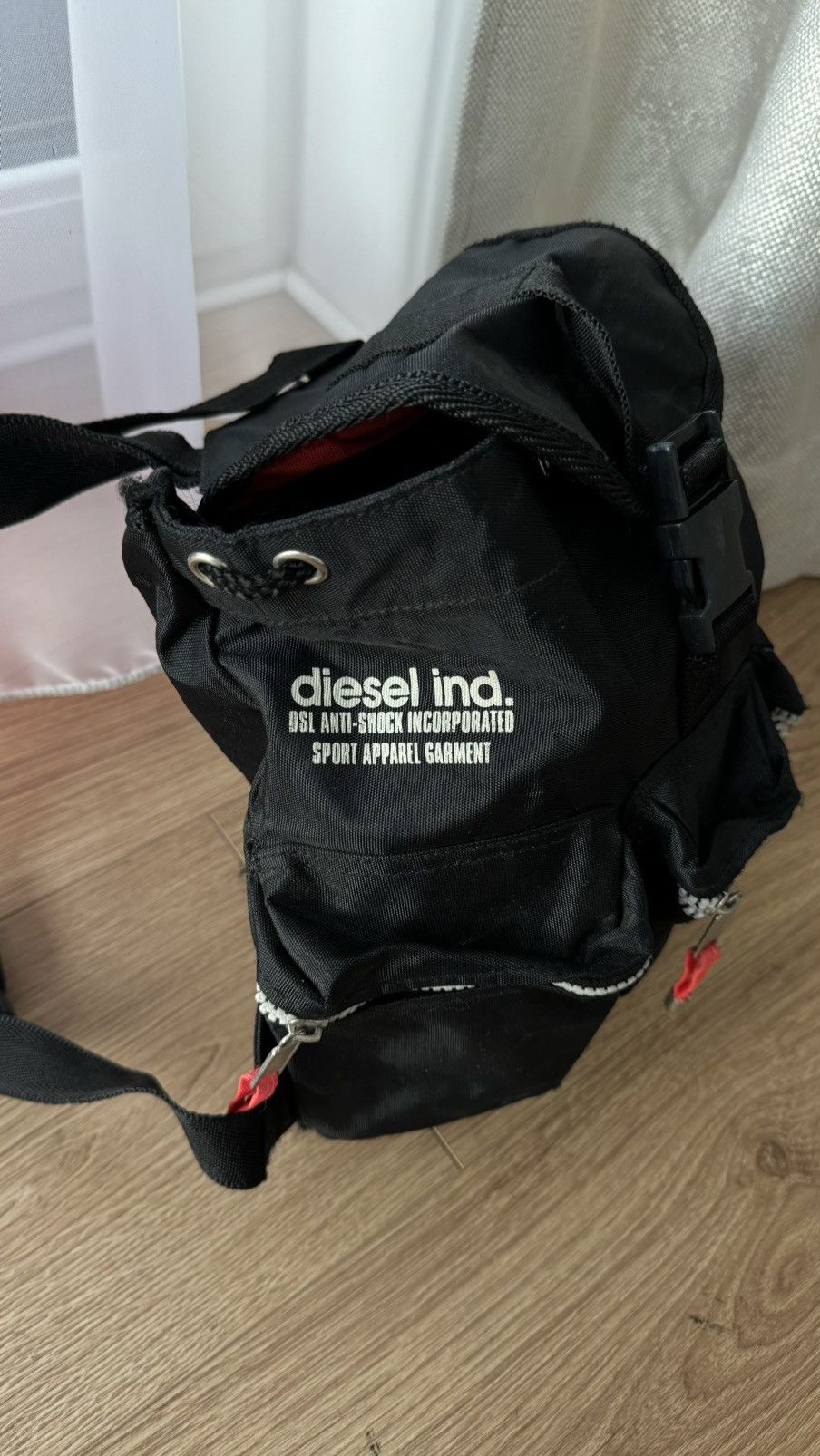 Diesel Diesel Vintage black backpack bag Size ONE SIZE - 2 Thumbnail