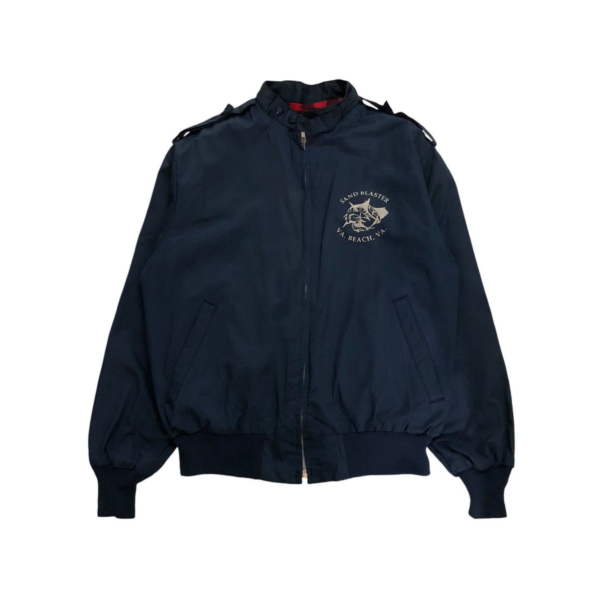 Toyo Enterprises 🔥VINTAGE BOMBER JACKET PARACHUTE BLANKET SAND BLASTER USA Size US L / EU 52-54 / 3 - 2 Thumbnail