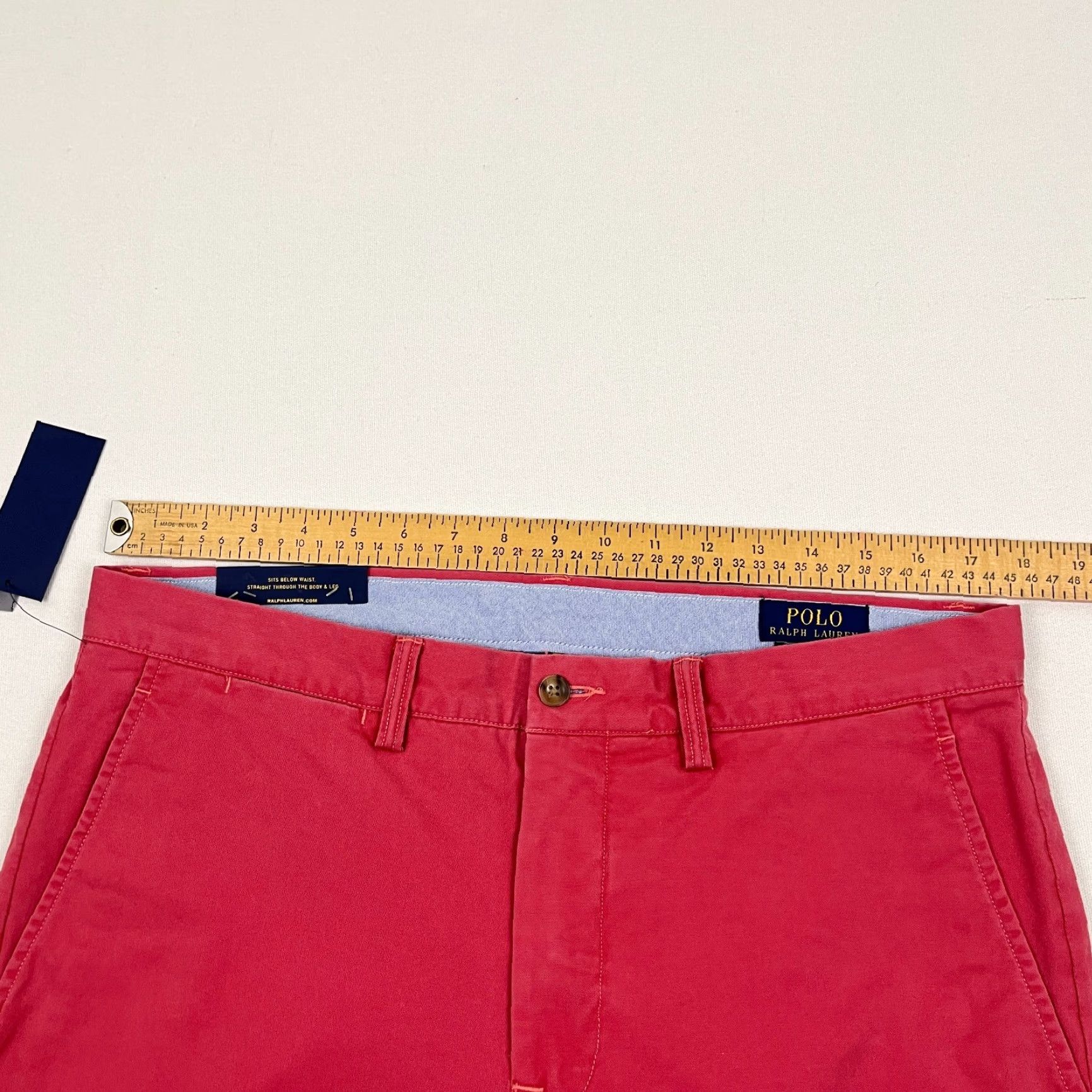 Polo Ralph Lauren Polo Ralph Lauren Chino Pants Mens 34x30 Straight Leg Nantucket Red Cotton Twill Disease? Size US S / EU 44-46 / 1 - 6 Thumbnail