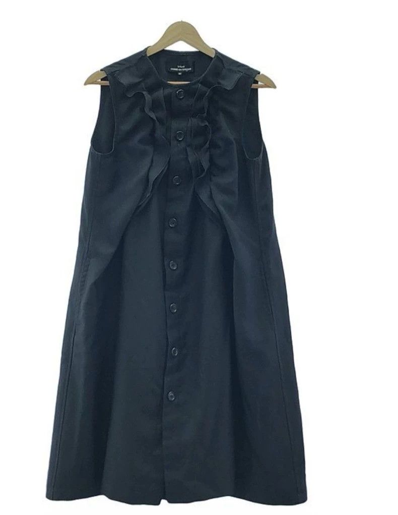 Comme des Garcons Comme Des Garcons Ruffled Wool Sleeveless Dress Size M / US 6-8 / IT 42-44 - 1 Thumbnail