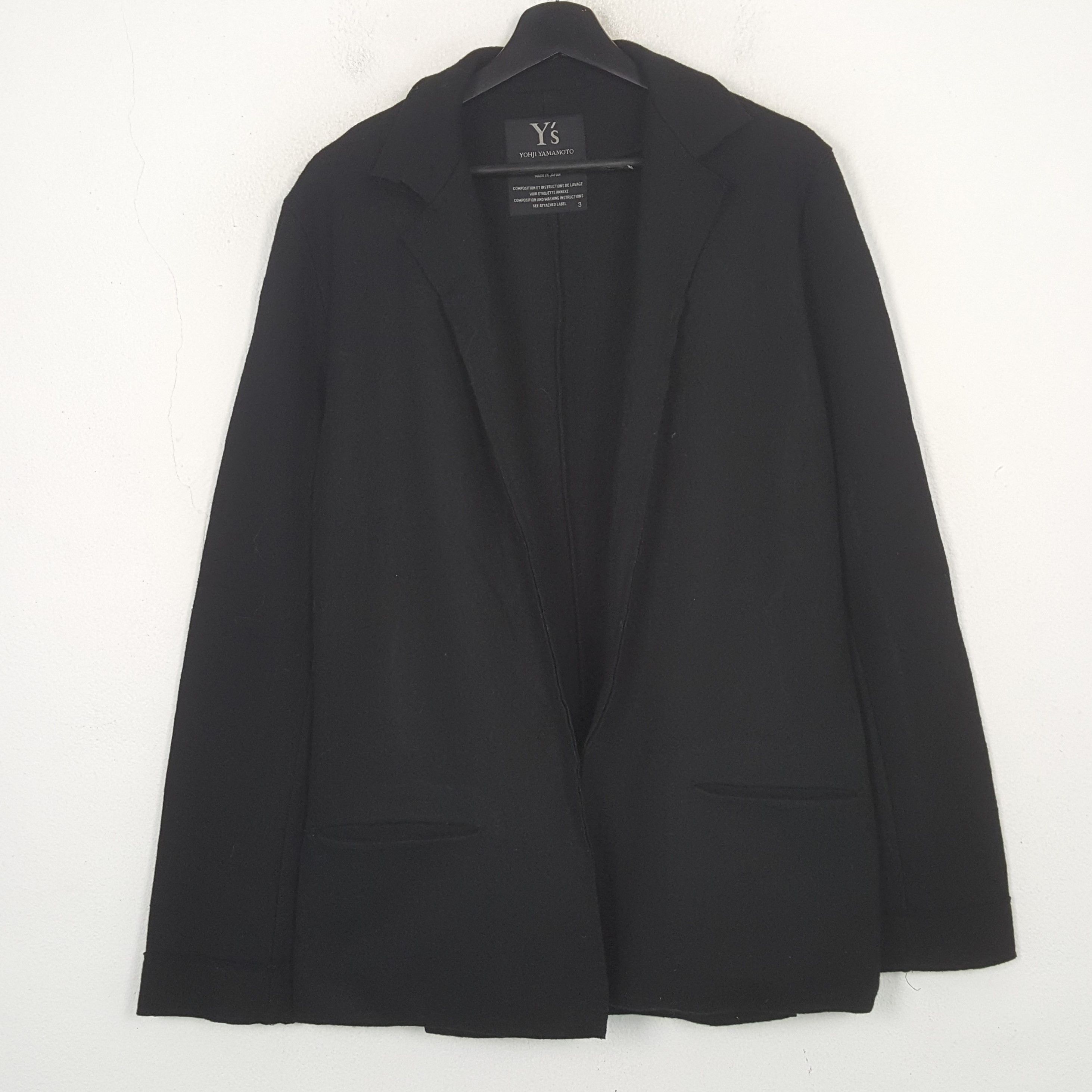 Yohji Yamamoto Y's by Yohji Yamamoto Japanese Designer Jacket C296N28 Size US XXS / EU 40 - 1 Thumbnail