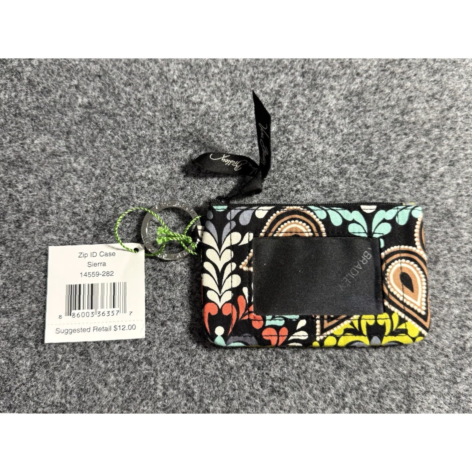 Vera Bradley Vera Bradley Zip ID Case Key Ring Sierra NWT Multi-Color Designer Keyring Women One Size ID CASE Size ONE SIZE - 2 Thumbnail