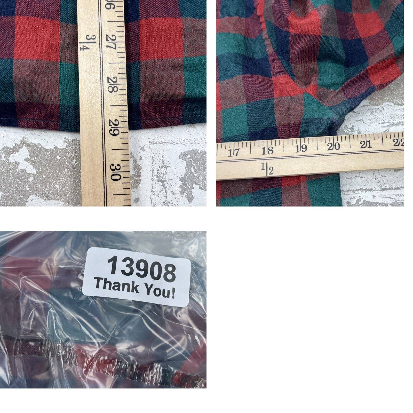 Brooks Brothers Brooks Brothers Red Fleece Shirt Men Medium Red Green Flannel Button Up Check Shirt Size US M / EU 48-50 / 2 - 8 Thumbnail