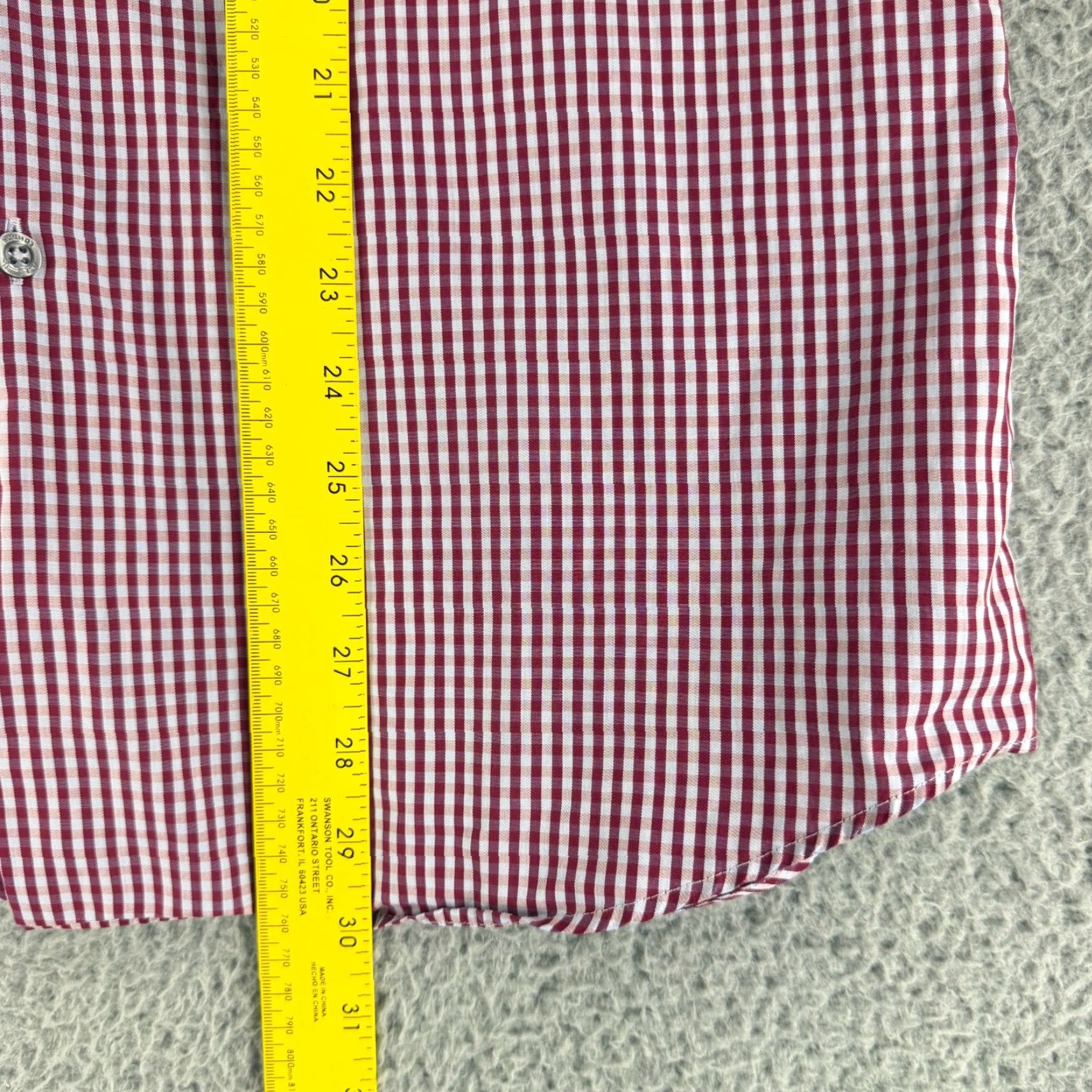 Paul Smith Paul Smith Button-Up Shirt Mens Large Red Check Print Made in Italy Slim Fit LS Red Check Print Shirt Mens L Slim Fit Paul Smith Size US L / EU 52-54 / 3 - 7 Thumbnail