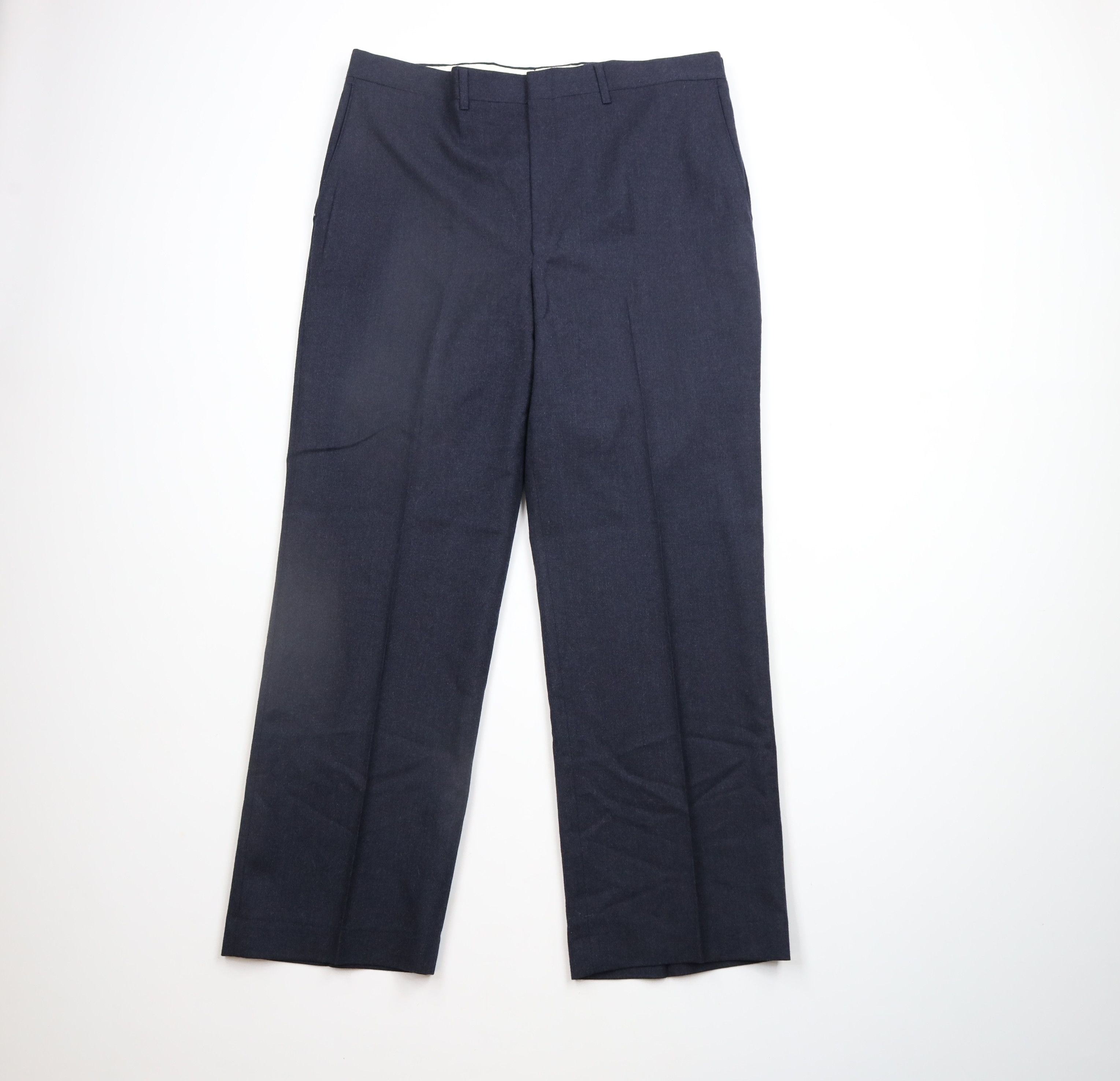 Vintage Vintage 70s Streetwear Wool Wide Leg Bell Bottoms Pants USA Size US 38 / EU 54 - 1 Thumbnail