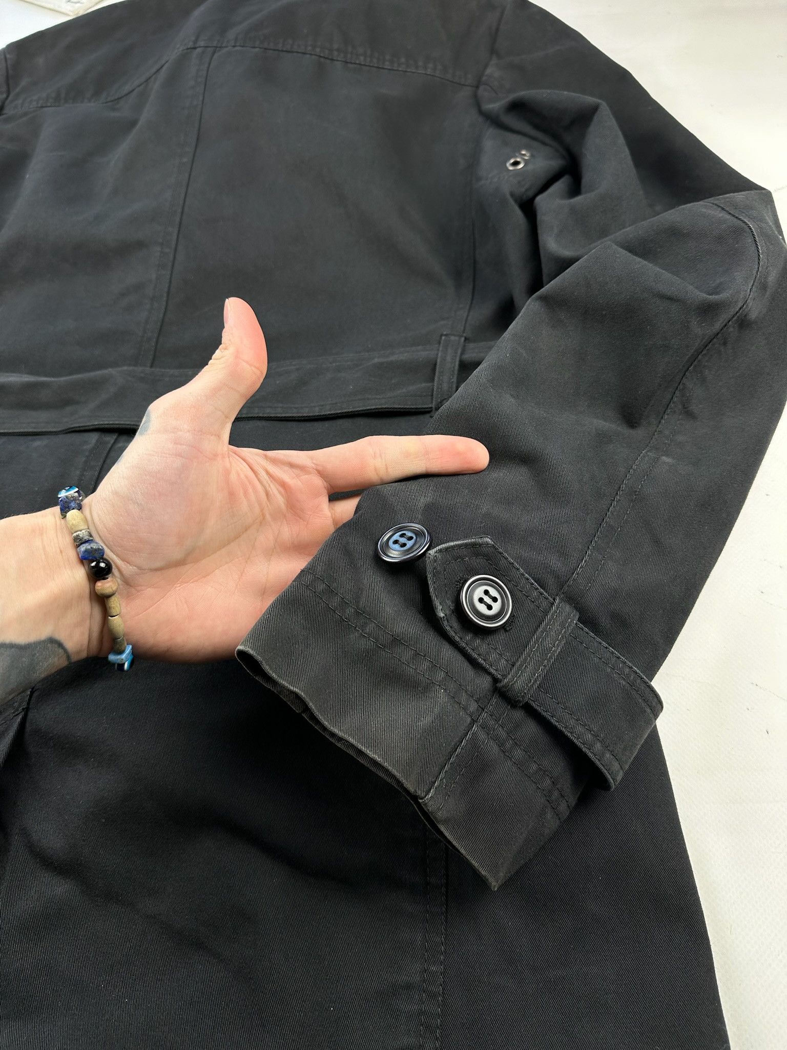 Diesel Diesel Black Belted Trench Coat Size US M / EU 48-50 / 2 - 19 Thumbnail
