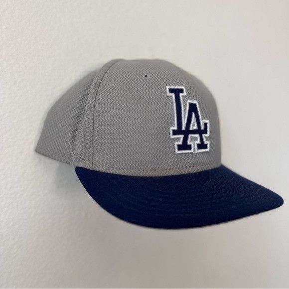 New Era LA DODGERS NEW ERA FITTED SZ 8 MLB FLAT BILL HAT Size ONE SIZE - 2 Thumbnail