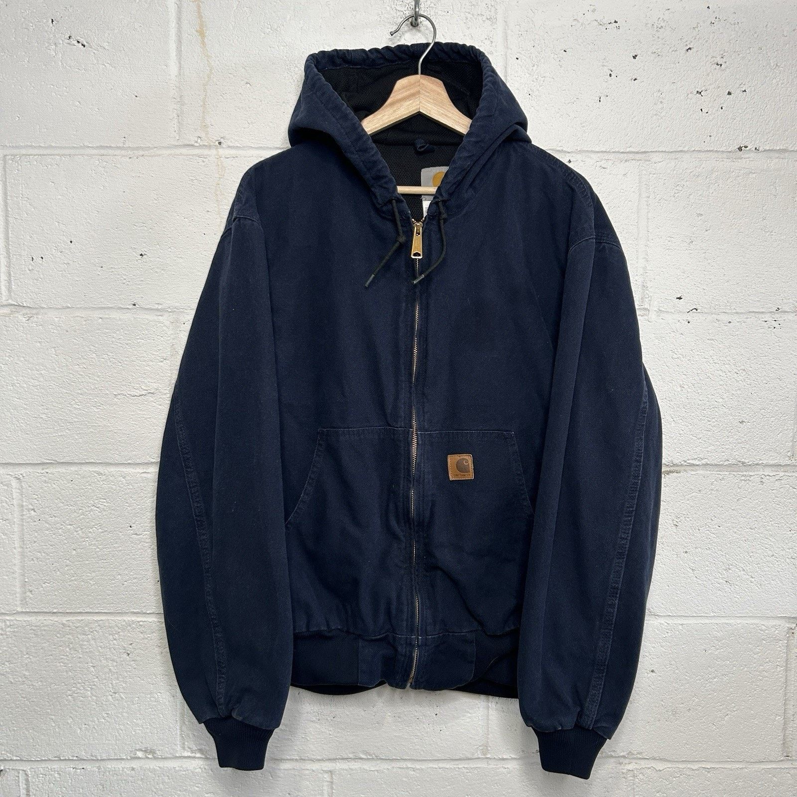 Carhartt Vintage Carhartt Thermal-Lined Active Jacket “Navy” J211 DNY Size US L / EU 52-54 / 3 - 1 Thumbnail