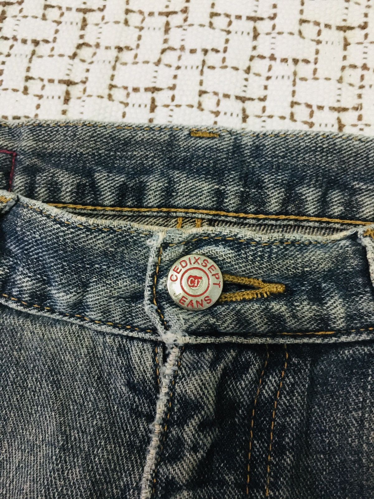 Japanese Brand Gedixsept Distressed Jeans (16) Size 28" / US 6 / IT 42 - 15 Thumbnail