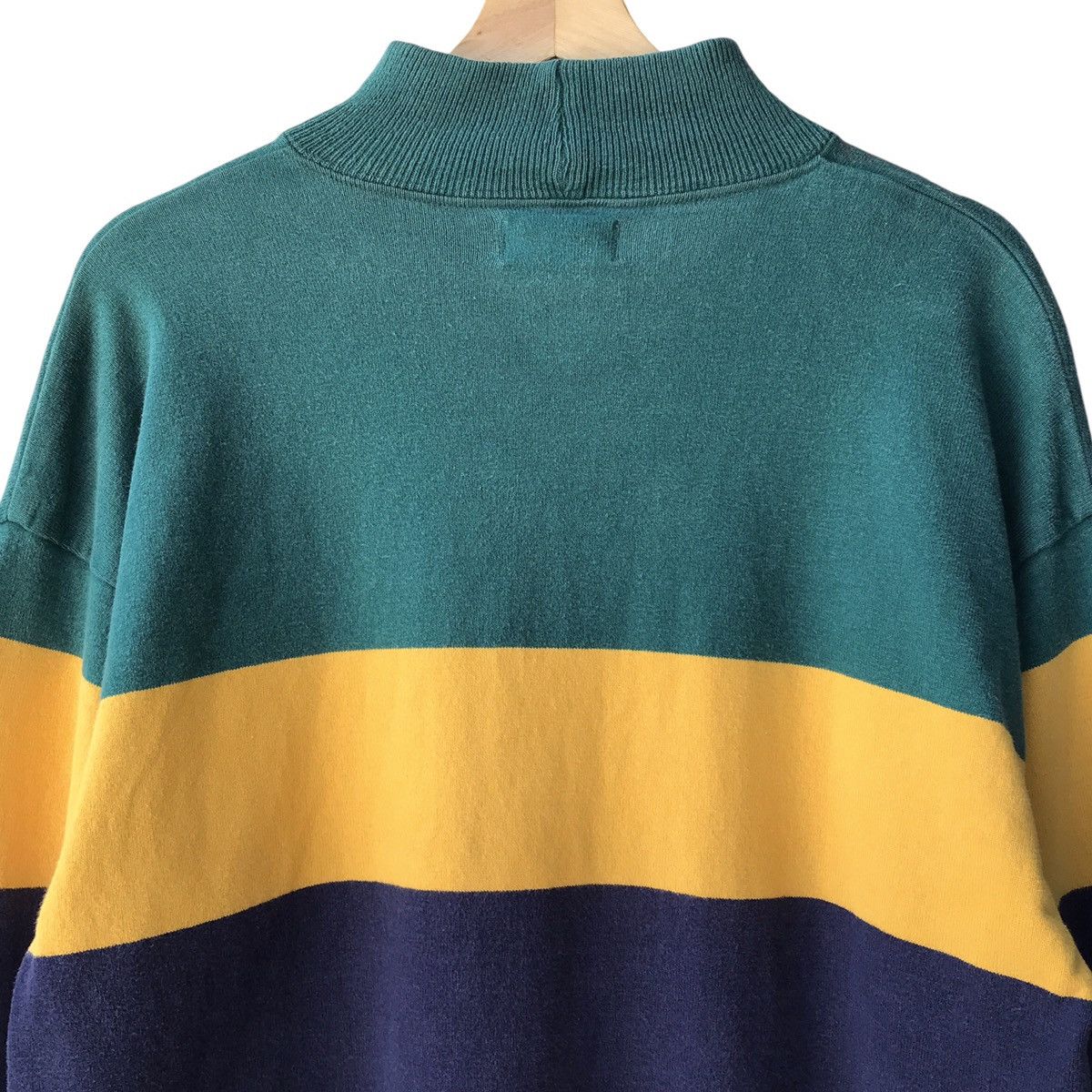 L.L. Bean × Vintage L.L Bean USA Vintage 1990s Turtle Neck Outdoor Sweatshirt Size US L / EU 52-54 / 3 - 4 Thumbnail