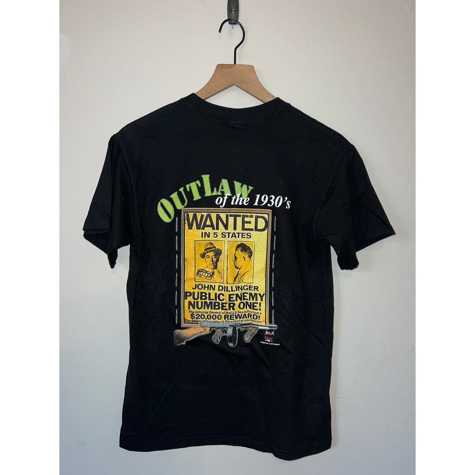 Gildan Public Enemy Number One Shirt 2009 John Dillinger Movie Tee Size US S / EU 44-46 / 1 - 1 Thumbnail