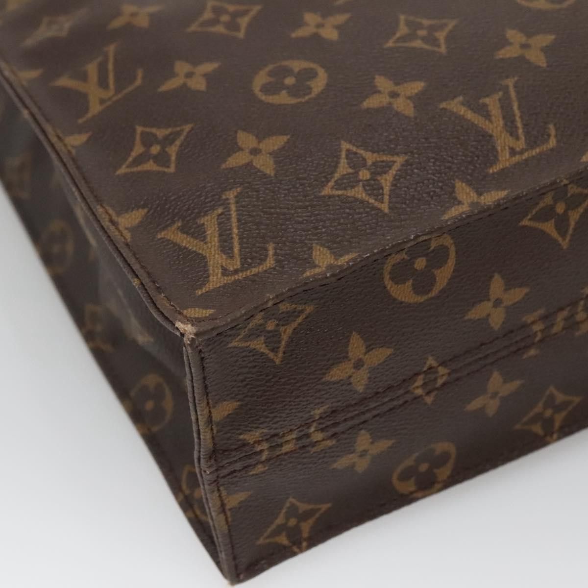 Louis Vuitton LOUIS VUITTON Monogram Sac Plat Hand Bag M51140 Size ONE SIZE - 16 Thumbnail