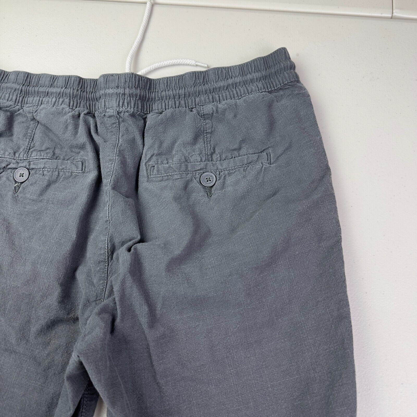 H&M H&M LOGG Mens Gray Drawstring Pull On Shorts Men Size Large Size US 32 / EU 48 - 3 Thumbnail