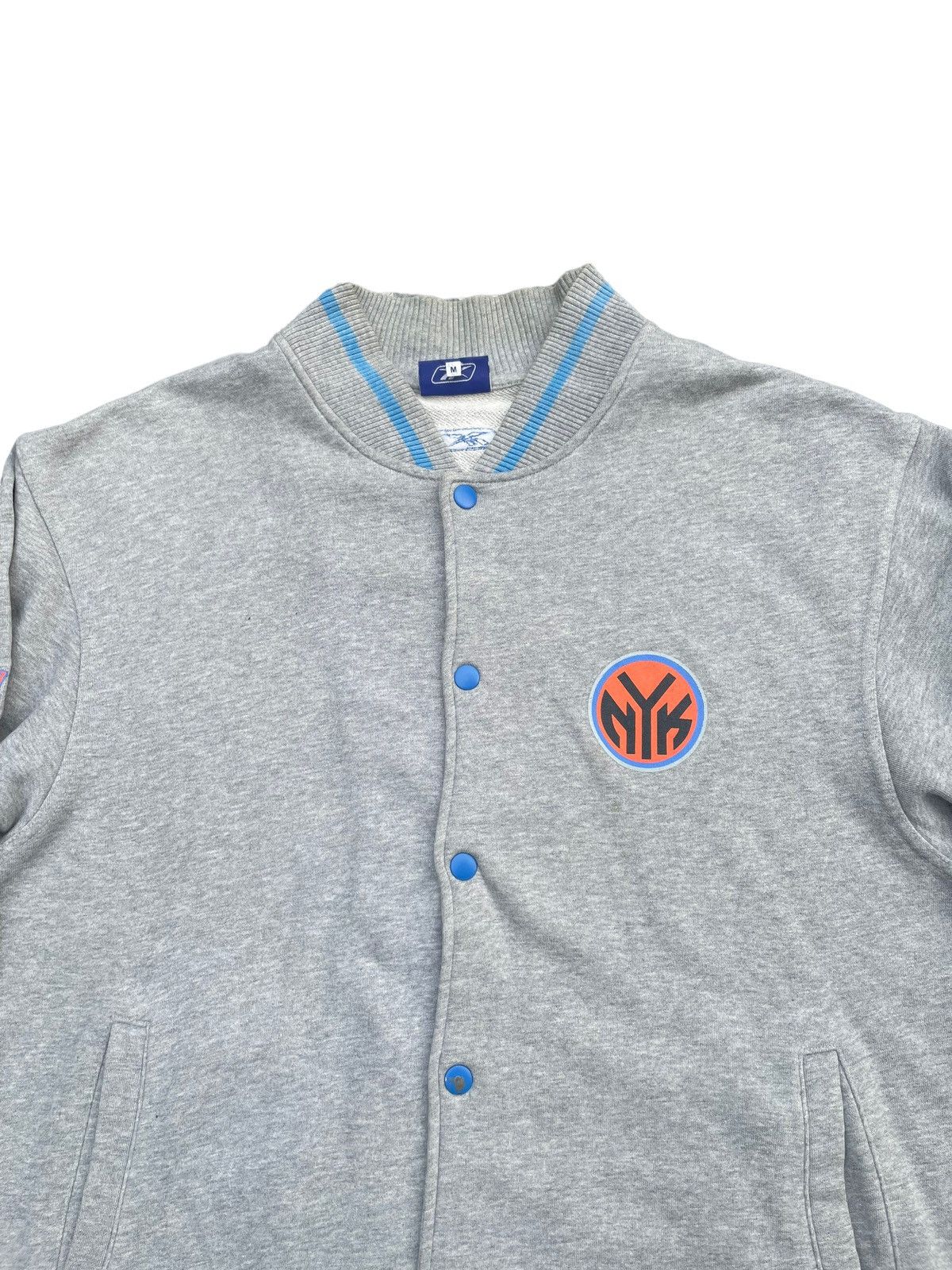 NBA Reebok New York Knicks Button down Crewneck Size US L / EU 52-54 / 3 - 3 Thumbnail