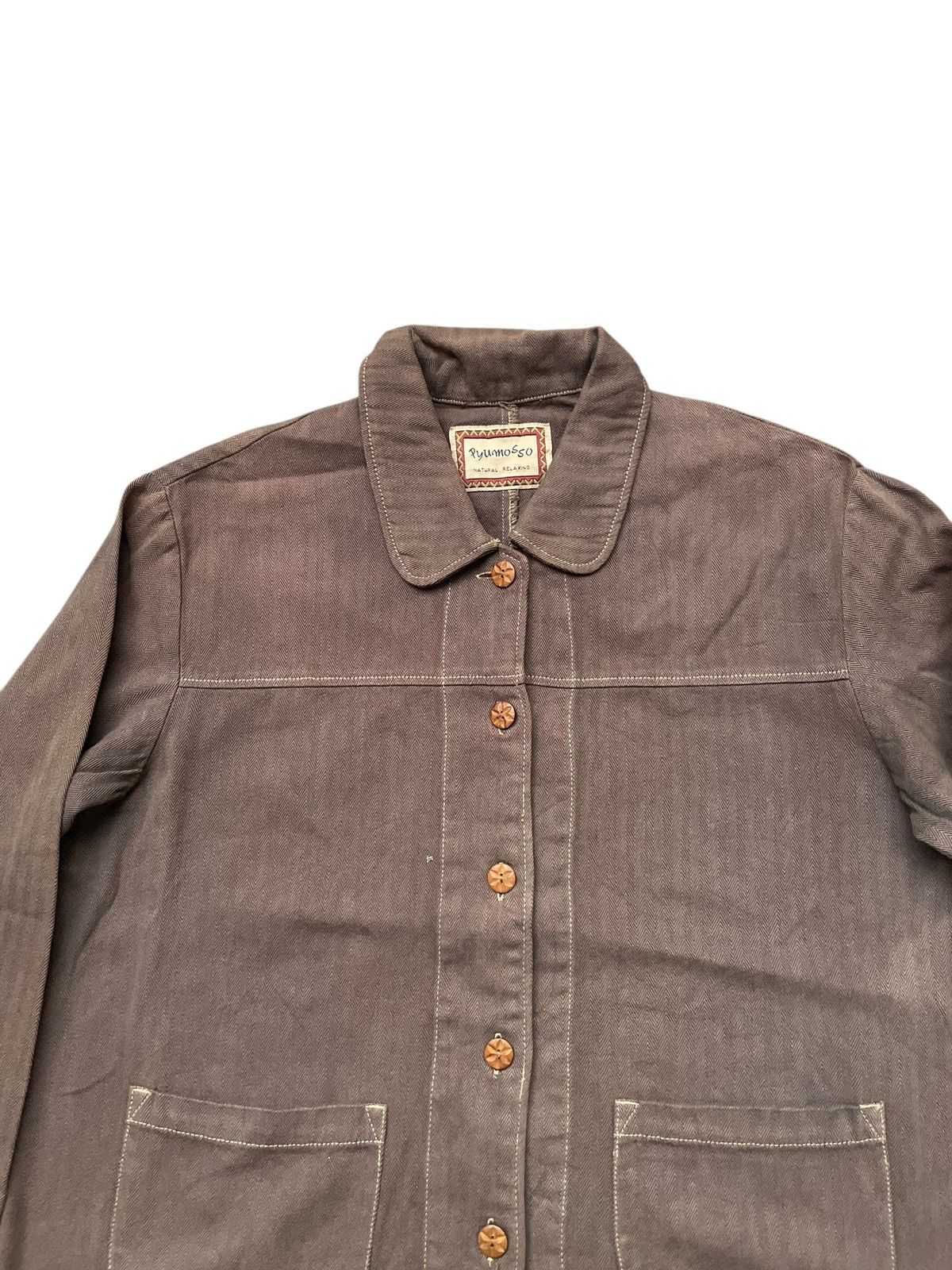 Japanese Brand Pyumosso Chore Jacket Size US XL / EU 56 / 4 - 3 Thumbnail