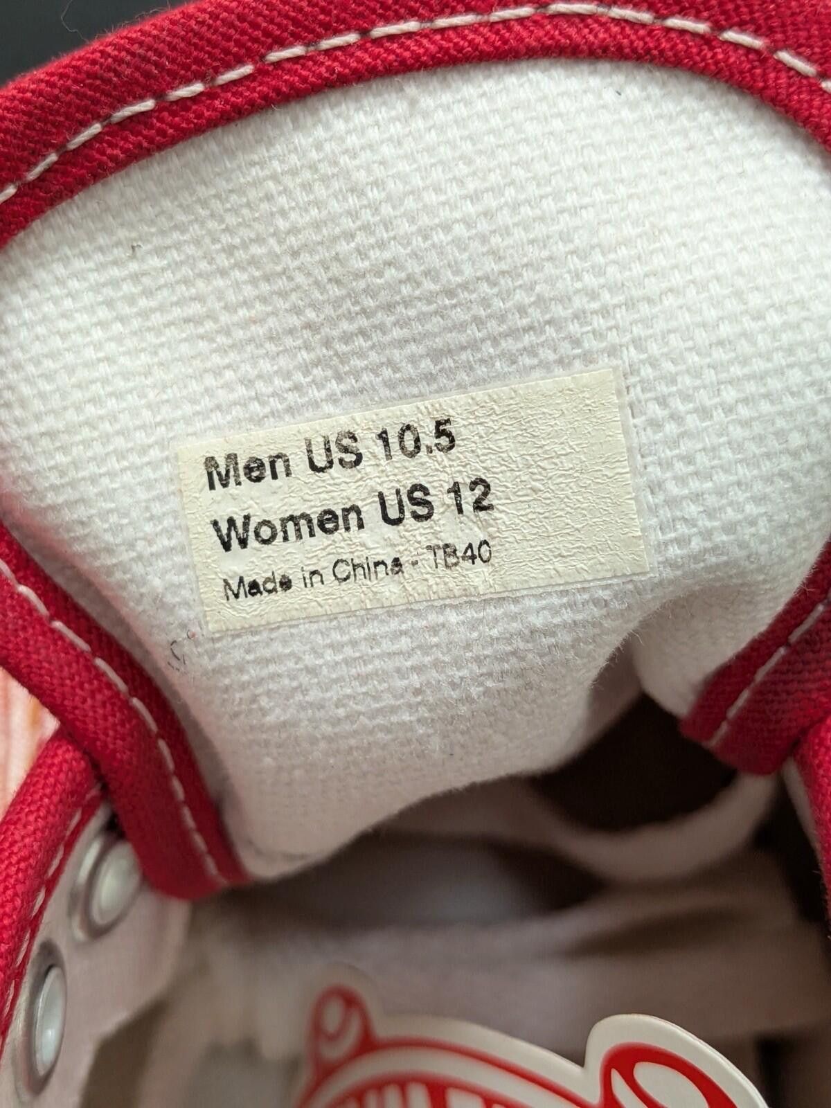 Vans Vans Authentic STRIPED CAPRI COL#2404 Red VN-0EE3X1G US10.5 Size US 10.5 / EU 43-44 - 2 Thumbnail