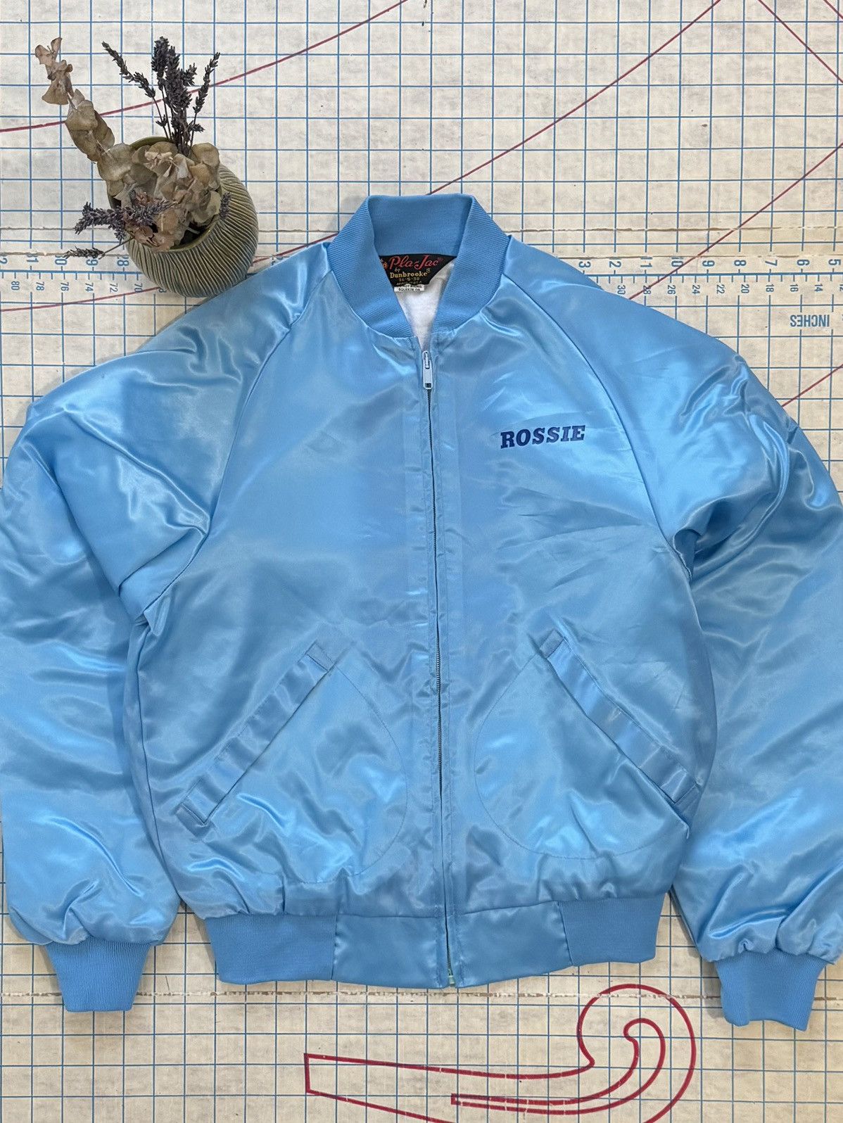Ford × Mustang × Vintage Vintage Ford Mustang Baby Blue Bomber Jacket Size Small Size US S / EU 44-46 / 1 - 6 Thumbnail