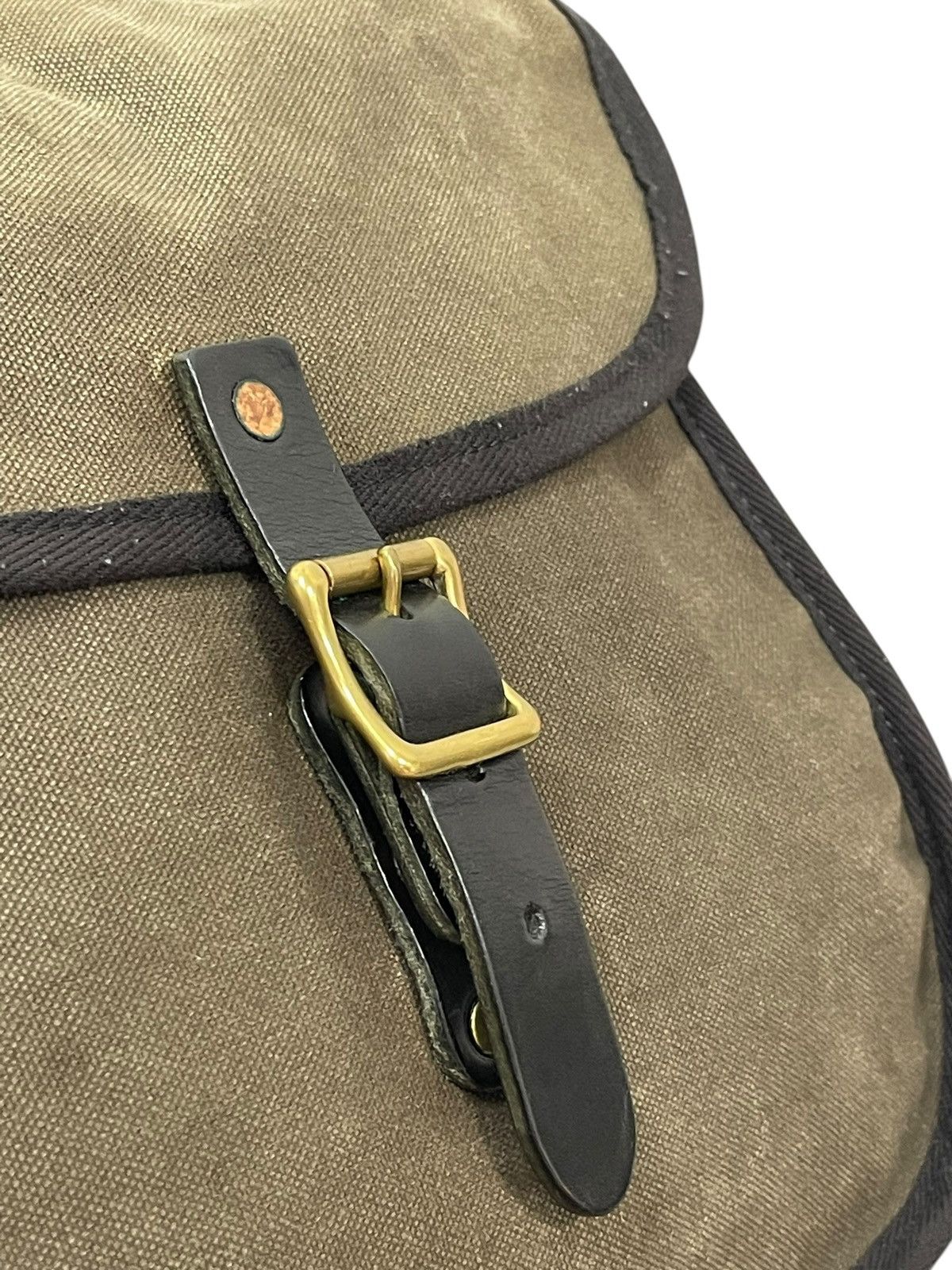 Comme des Garcons × Stussy Leather Canvas Slow Japan Messenger Bag julius amir 1🟩2 Size ONE SIZE - 10 Thumbnail