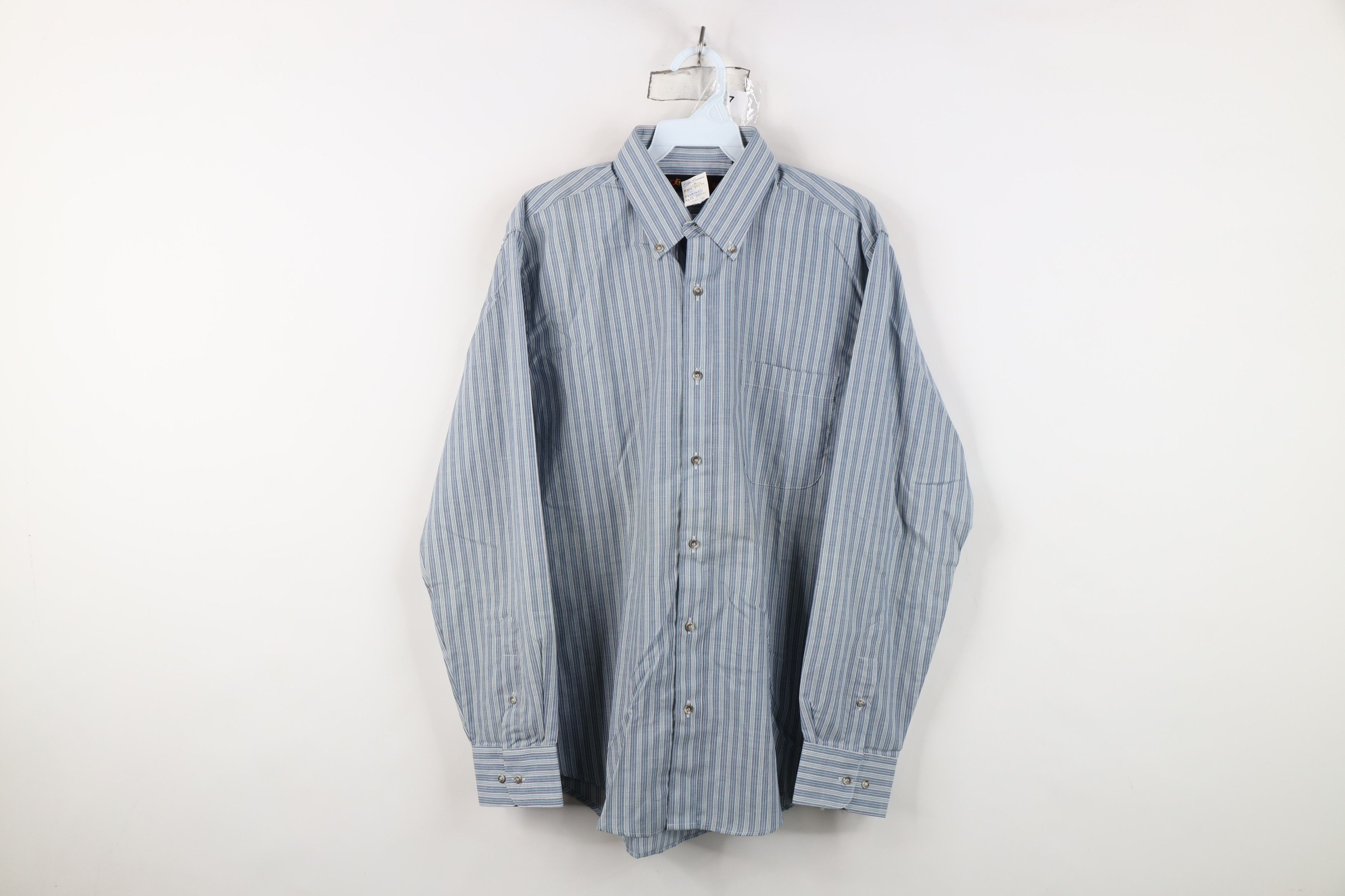 Vintage Deadstock Vintage 80s 90s Streetwear Block Button Down Shirt Size US M / EU 48-50 / 2 - 1 Thumbnail