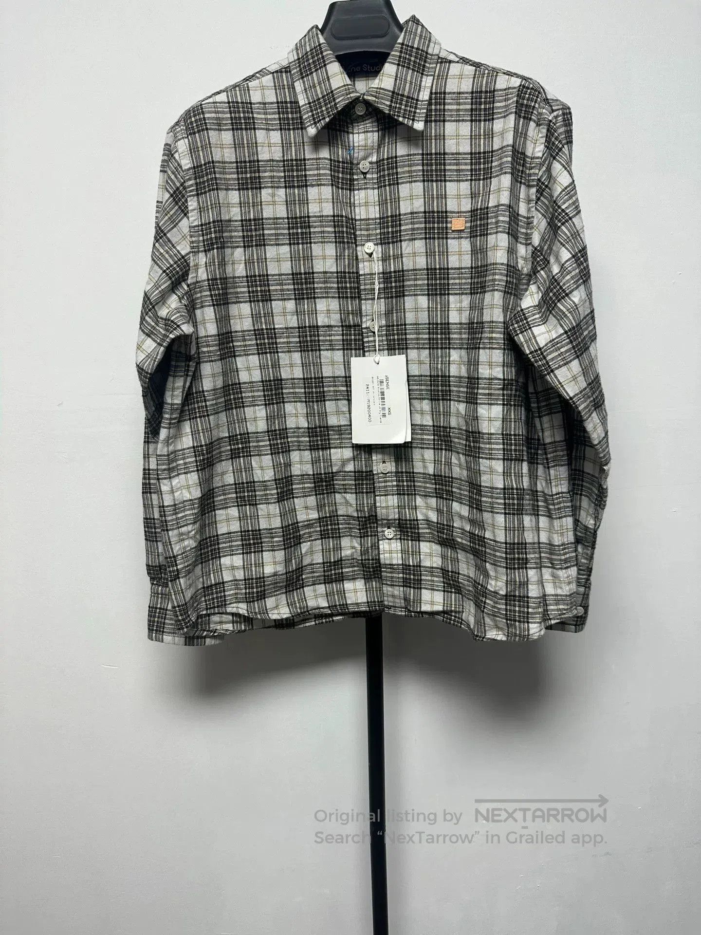Acne Studios Acne Classic Plaid Long-Sleeve Shirt. Size XXS / US 00 / IT 34 - 1 Thumbnail