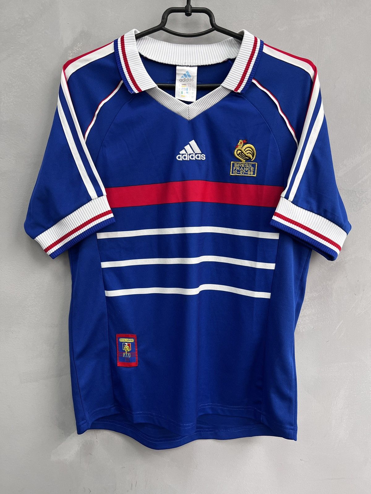 Vintage 1998 France jersey tee shirt vintage retro Size US S / EU 44-46 / 1 - 1 Thumbnail