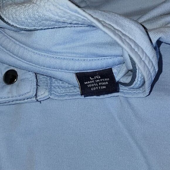 Tommy Bahama Tommy Bahama Sz. L Baby Blue 1/4 Buttoned Logo Embroidered C Size US L / EU 52-54 / 3 - 8 Thumbnail