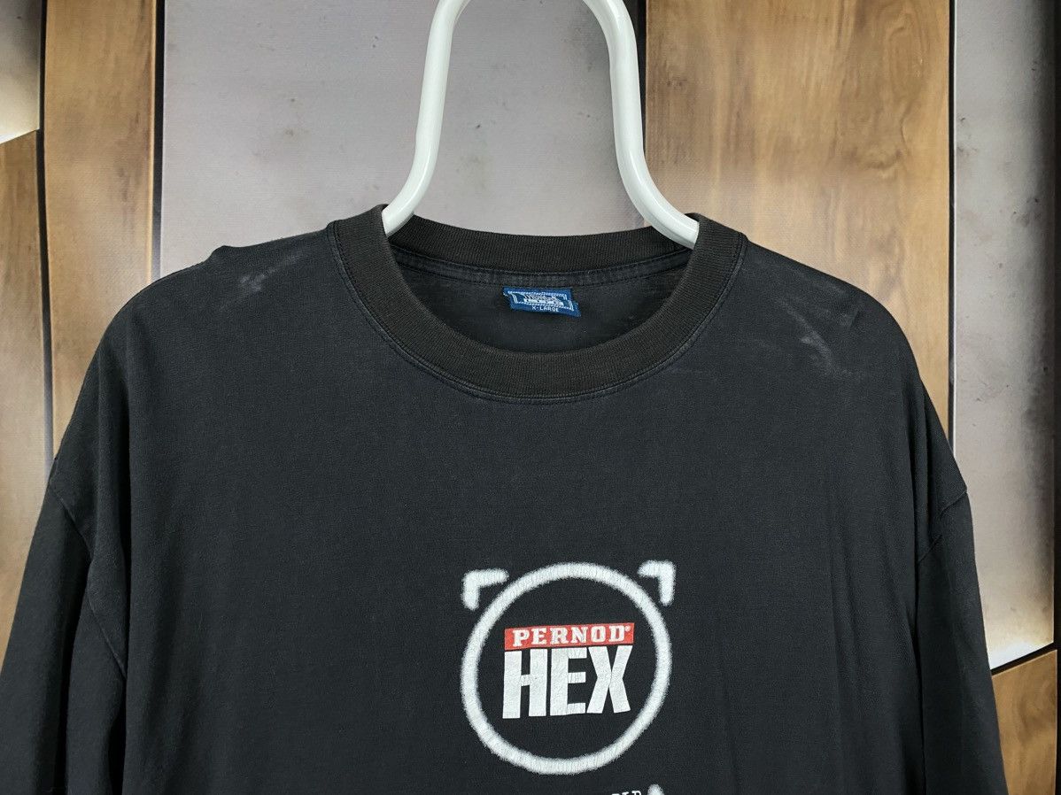 Vintage 🎞️Vintage 90s T-Shirt Pernod Hex Out Of This World VTG Tee🎞️ Size US XL / EU 56 / 4 - 4 Thumbnail