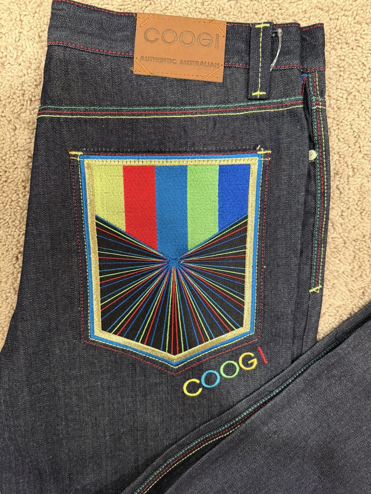 Coogi Coogi Wide Leg Embroidered Jeans Size US 38 / EU 54 - 2 Thumbnail
