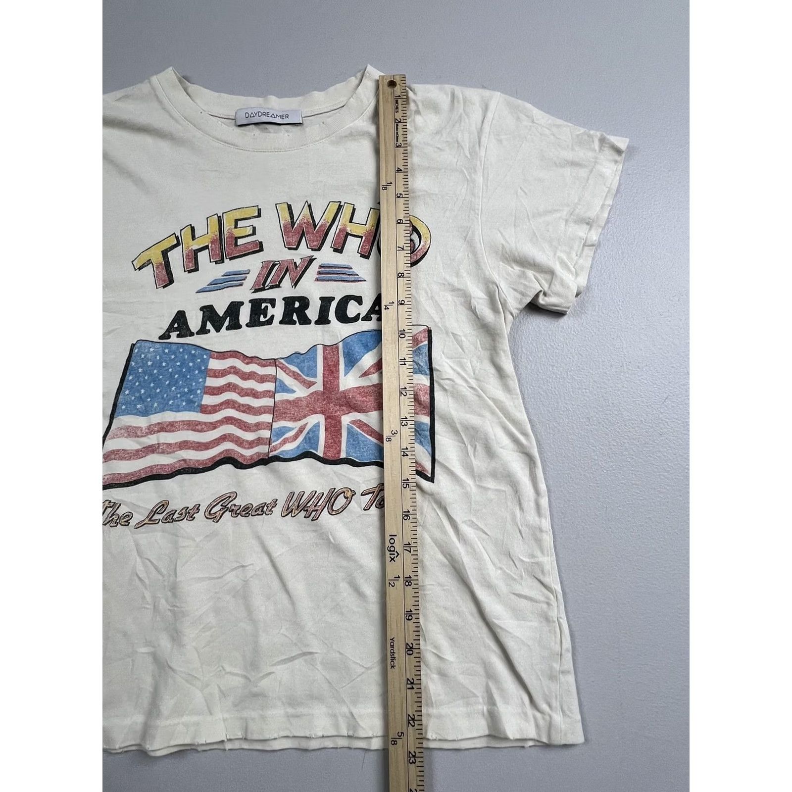 Vintage VINTAGE Daydreamer Shirt White The Who In America Tour Graphic Tee Band VTG Read Size US S / EU 44-46 / 1 - 5 Thumbnail
