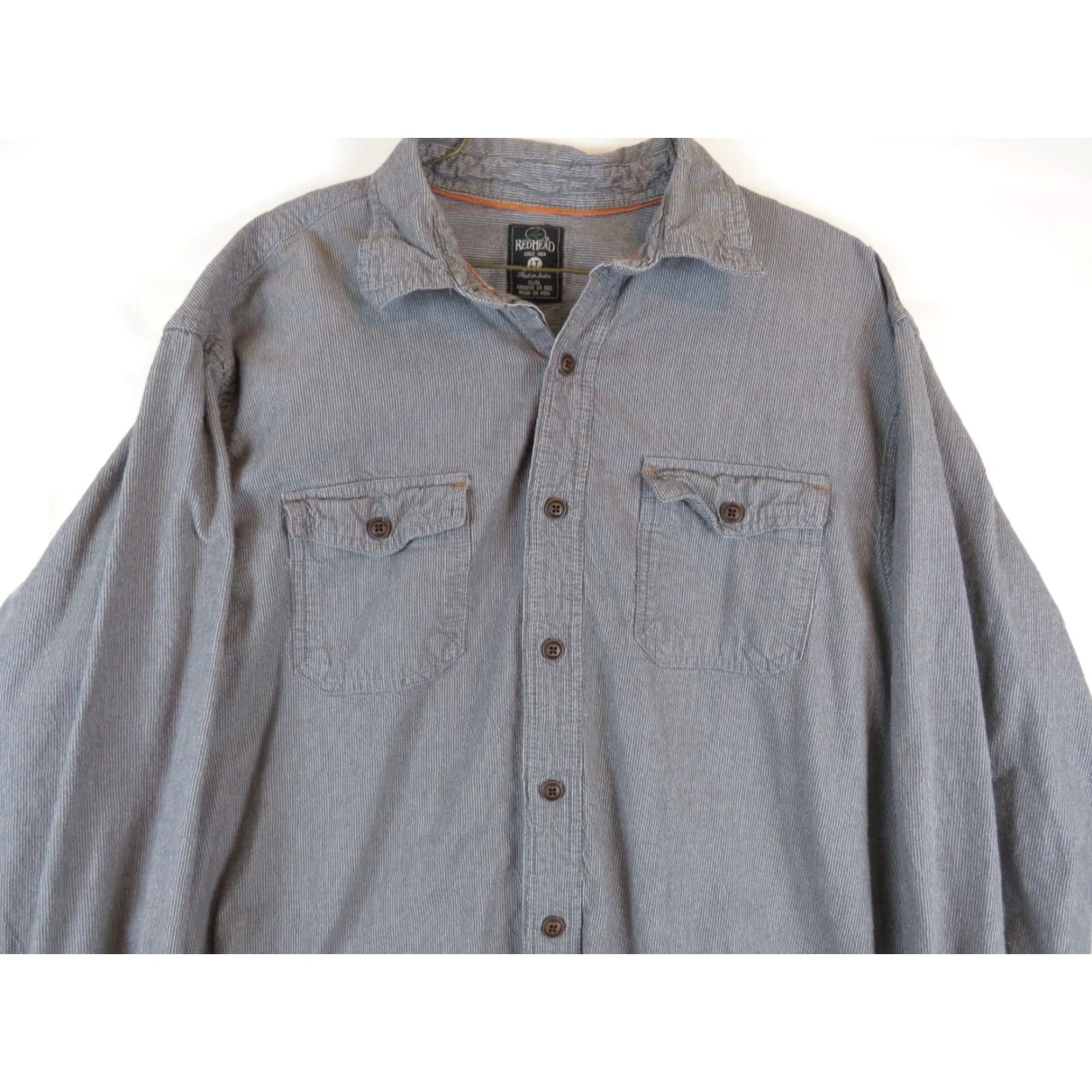 Vintage VINTAGE RedHead XL Tall Classic Button-Up Shirt Men Plaid Gray Long Sleeve Western Style Button-Up Shirt Mens Size US XL / EU 56 / 4 - 3 Thumbnail