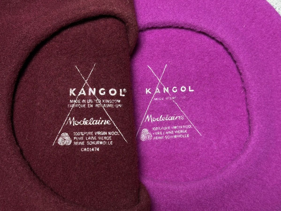 Kangol × Vintage 3x Kangol Vintage Wool Beret Hat Cap Size ONE SIZE - 4 Thumbnail