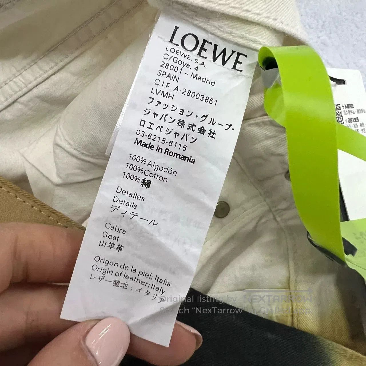 Loewe LOEWE Tie. Size US 28 / EU 44 - 4 Thumbnail
