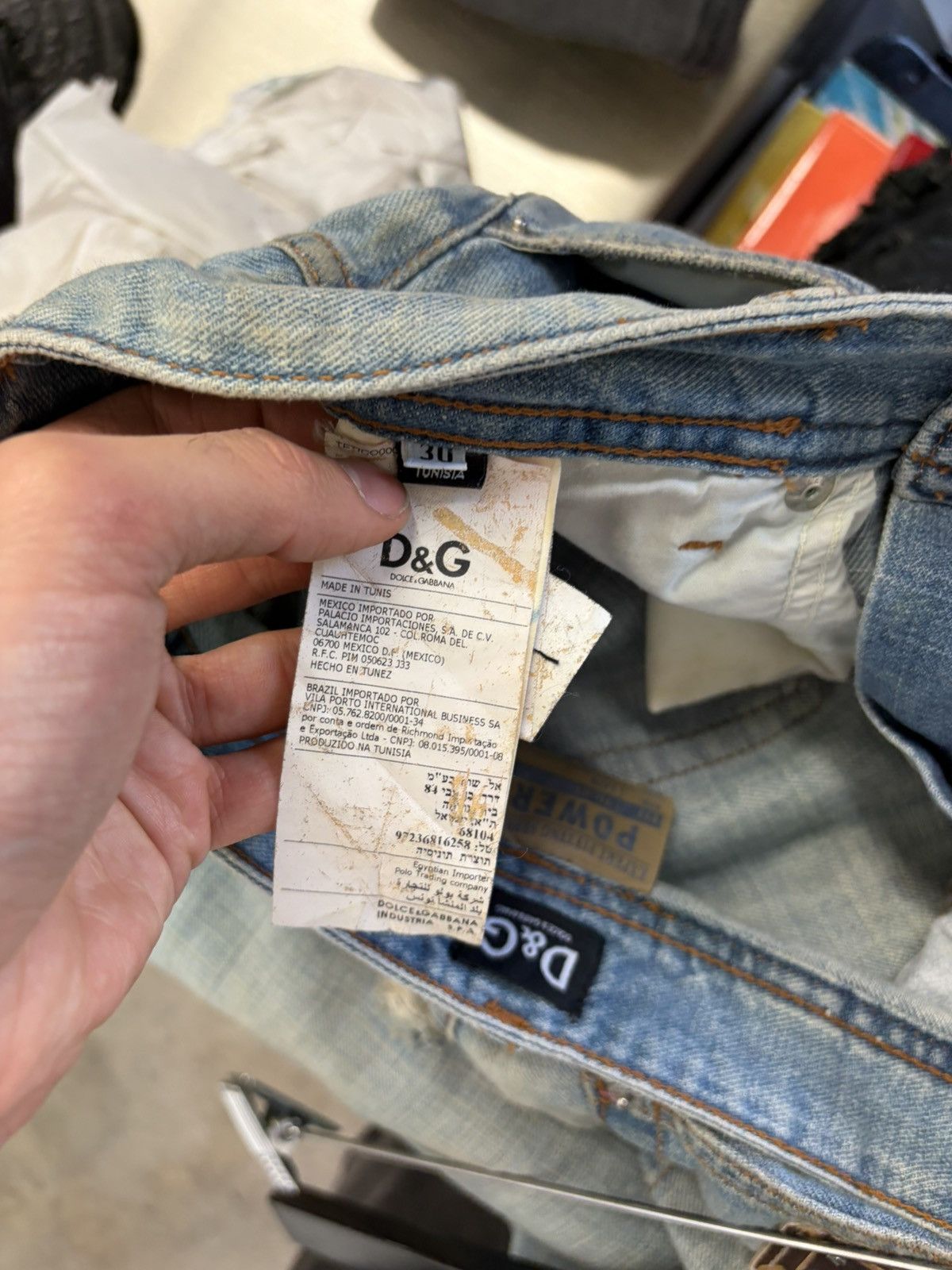 Dolce & Gabbana Dolce and Gabana Thrashed Patchwork Jeans Size US 30 / EU 46 - 7 Thumbnail