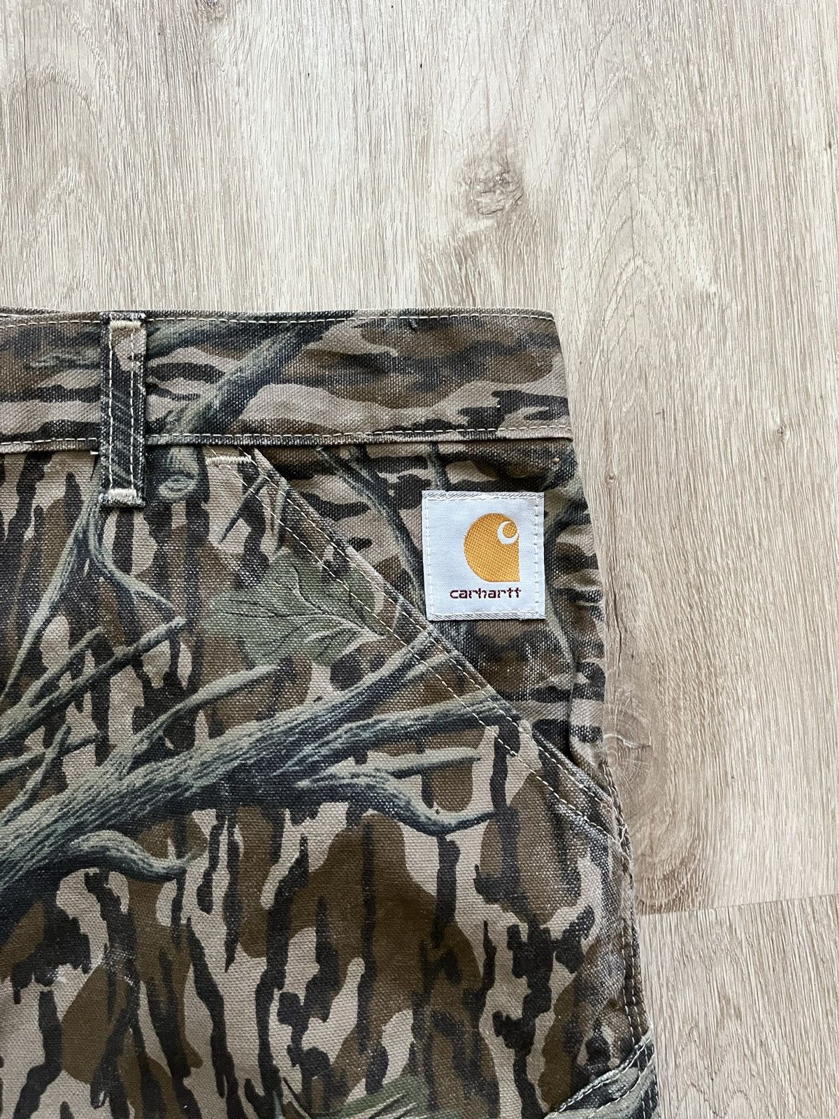 Carhartt Vintage 1993 Carharrt Camo Dungaree Pants Size US 40 / EU 56 - 4 Thumbnail