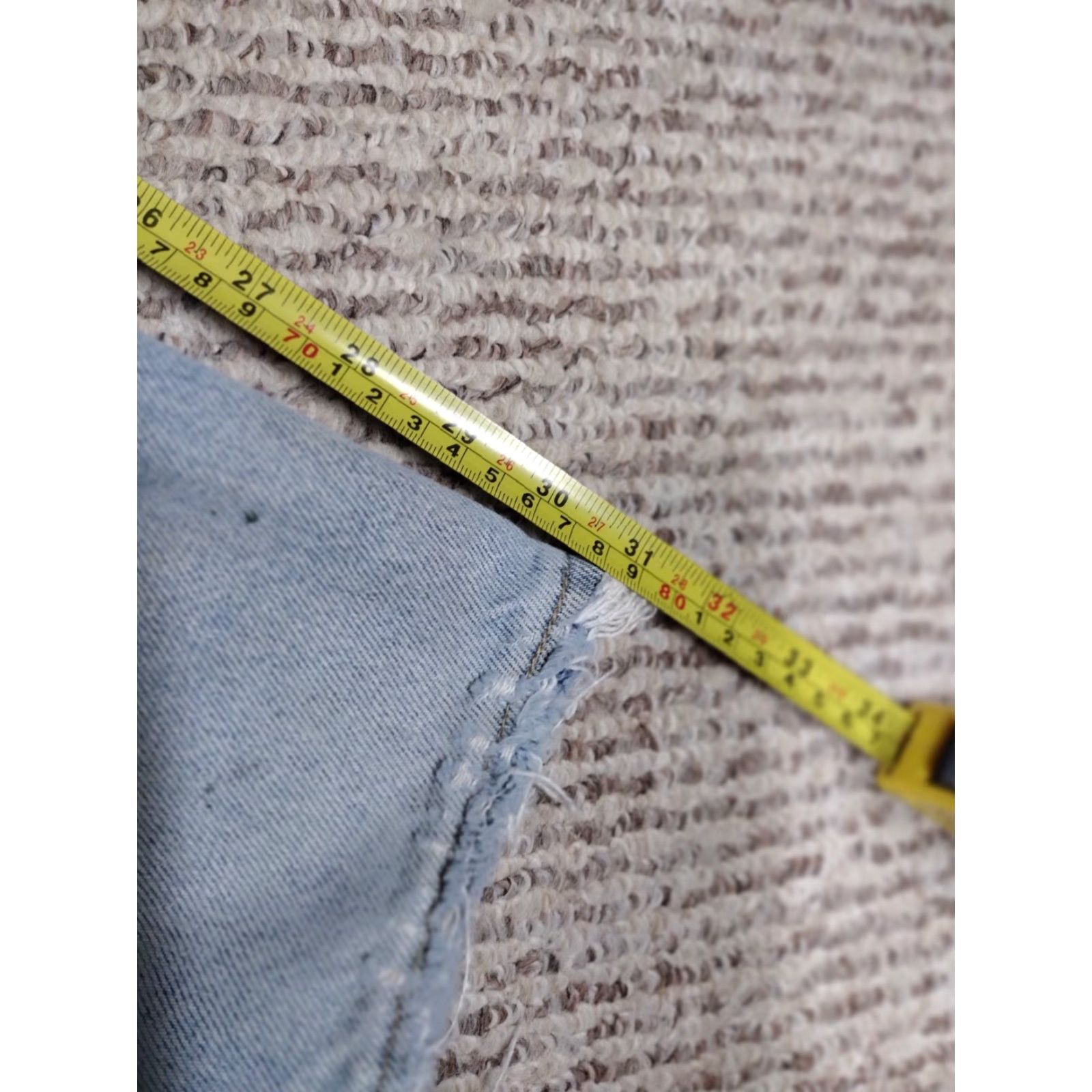 Wrangler VINTAGE Wrangler Jeans Distressed Paint Thrashed 34x32 Jeans 90s Rock Grunge Punk Biker Mens Size US 34 / EU 50 - 8 Thumbnail
