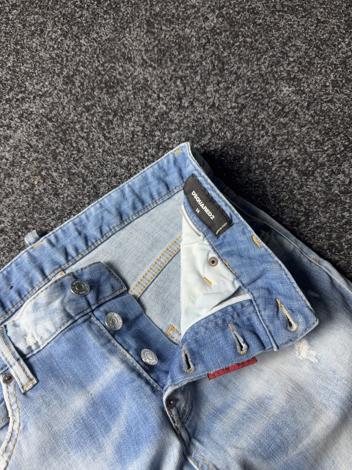 Dsquared2 Dsquared2 1964 Distressed Light Wash Jeans Size 30 Size US 30 / EU 46 - 8 Thumbnail