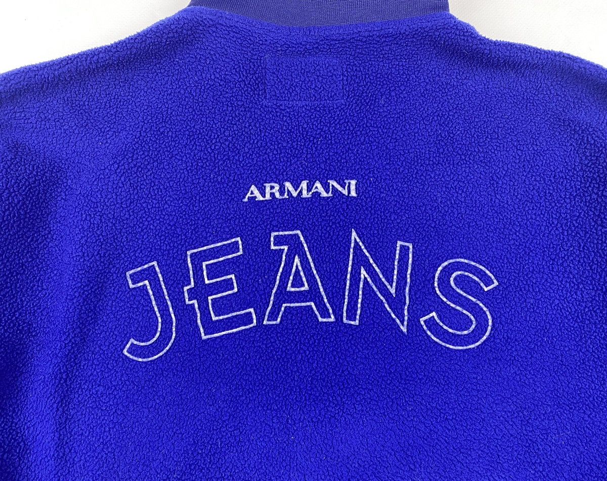 Emporio Armani Armani Fleece Jacket Jeans Big Logo Half Zip Archive Size US L / EU 52-54 / 3 - 7 Thumbnail