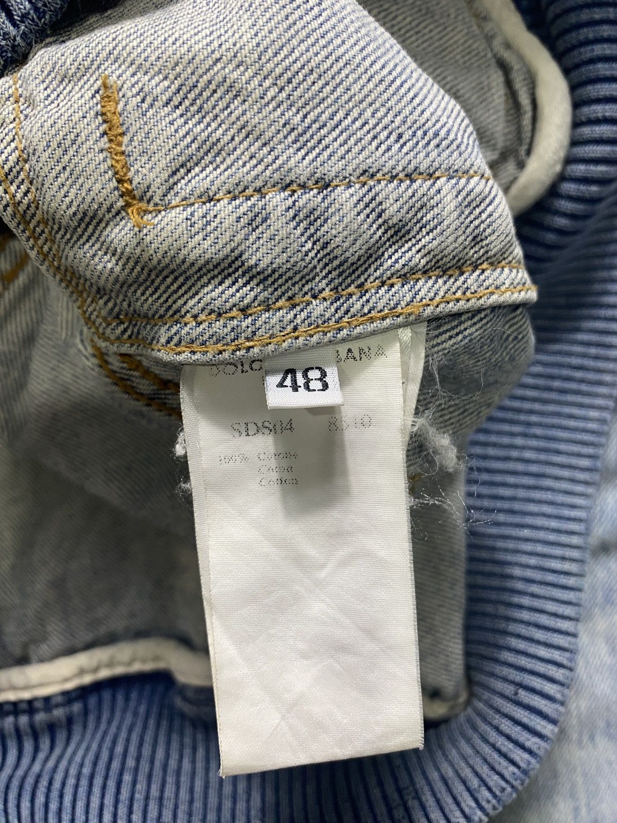 Dolce & Gabbana Dolce & Gabbana - Distressed Denim Jacket Size US M / EU 48-50 / 2 - 7 Thumbnail